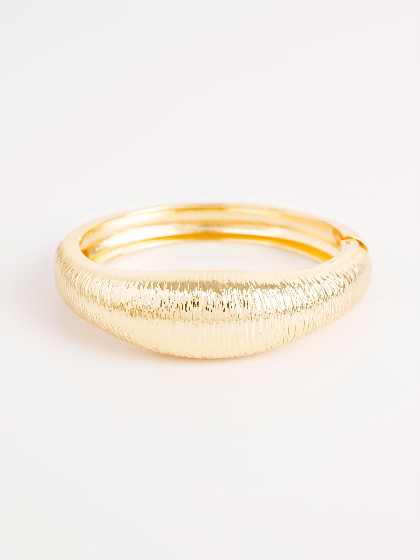 Minimal Textured Cuff Bracelet