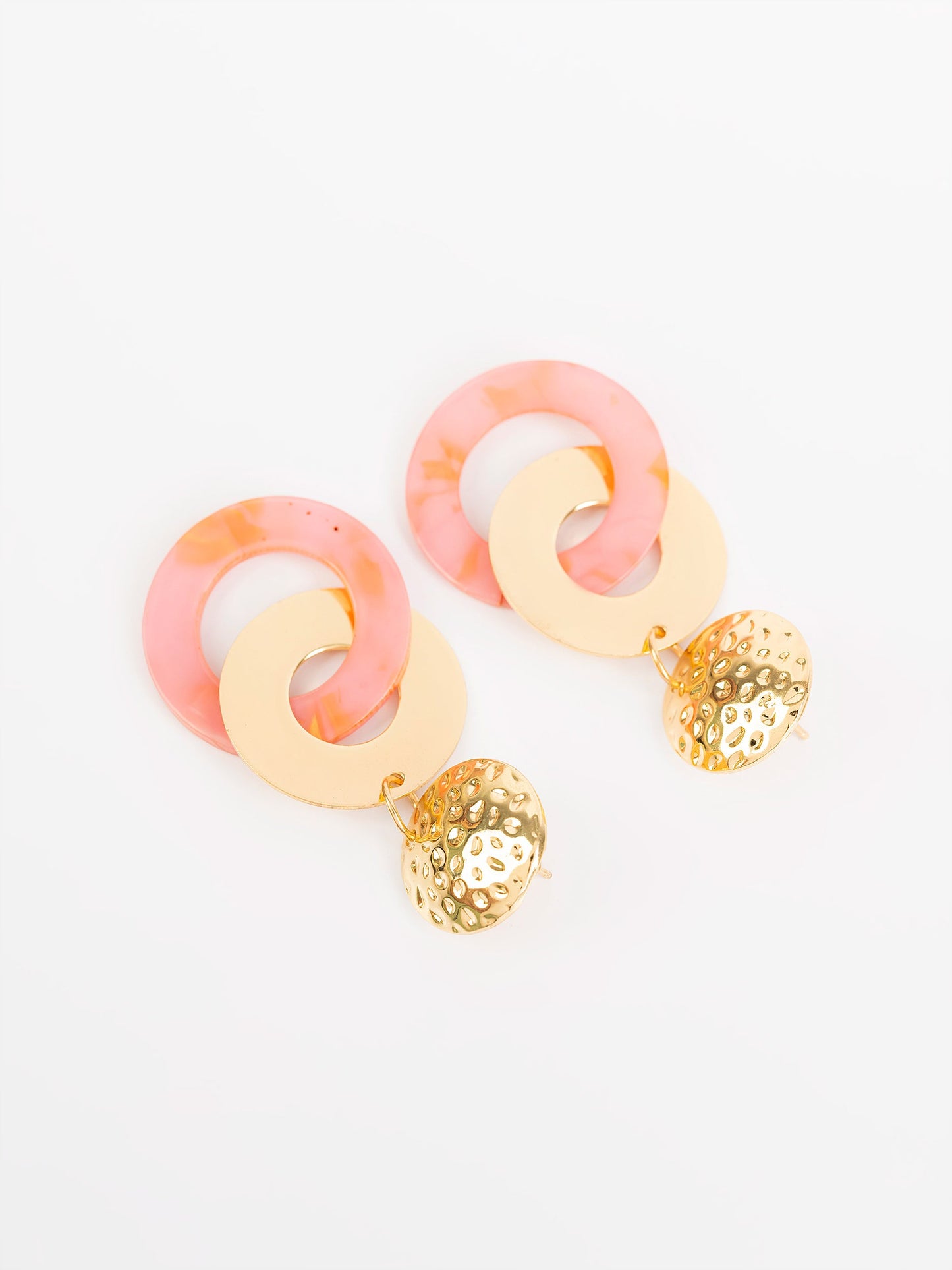 Drop Circle Earrings