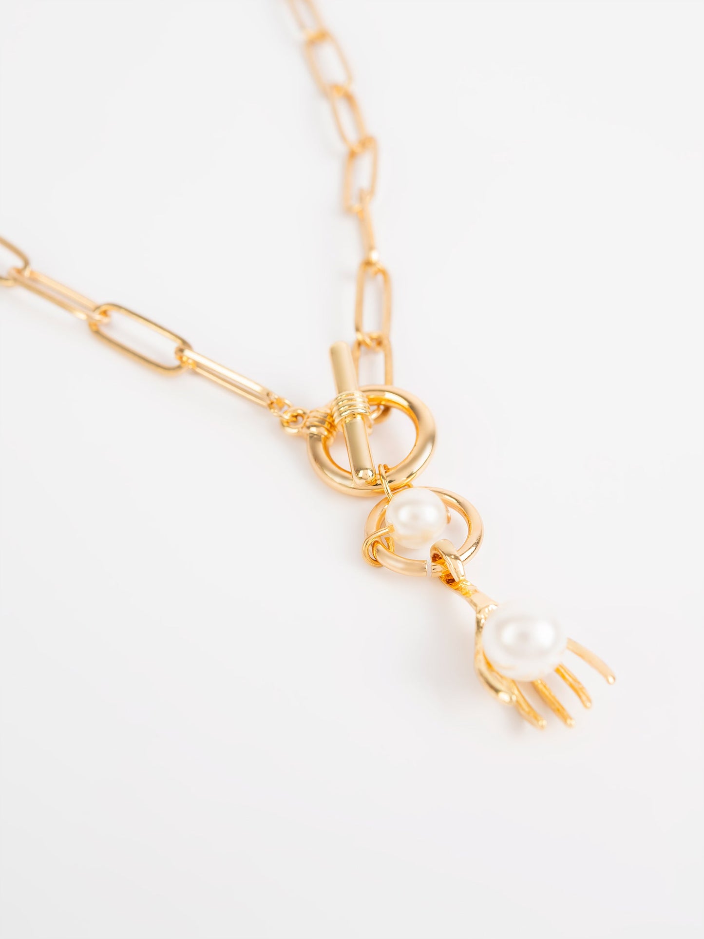 Pearl Charm Necklace