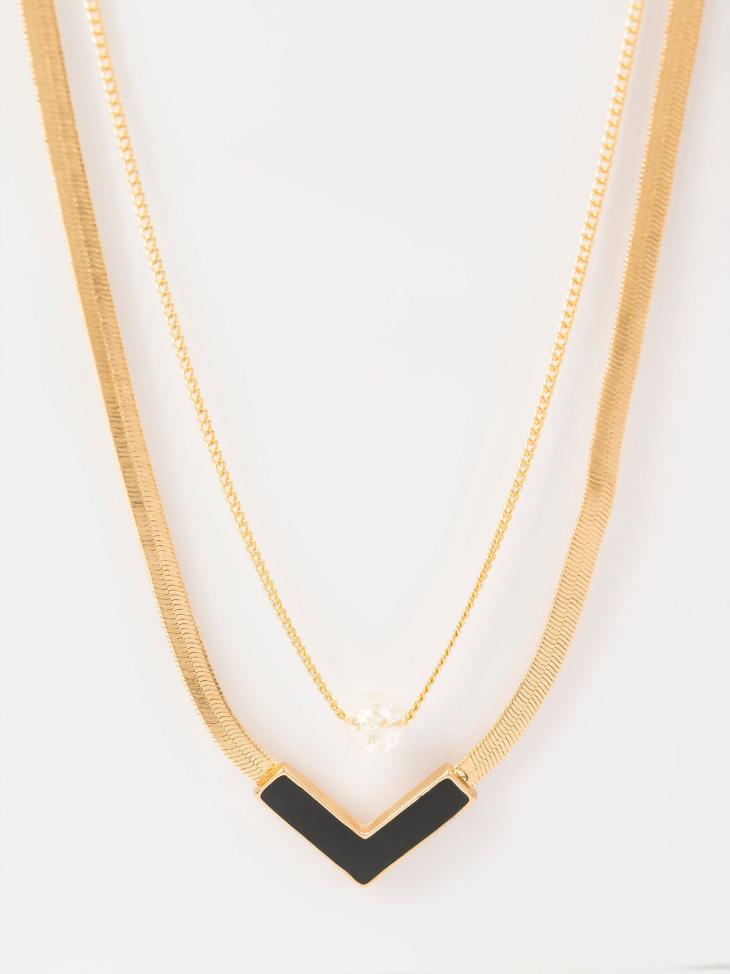 Layered V-Necklace