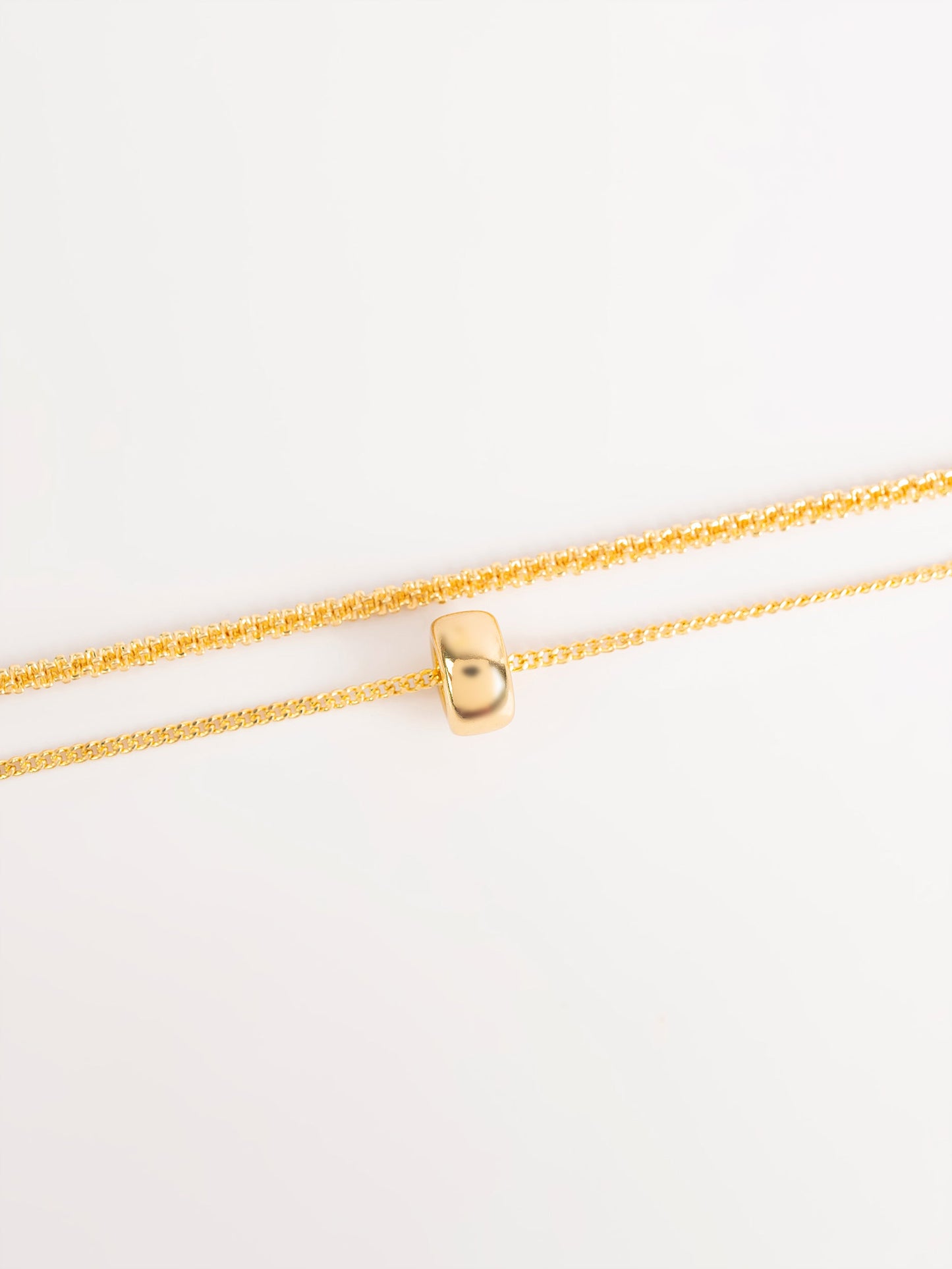Set Of Minimal Gold Necklaces