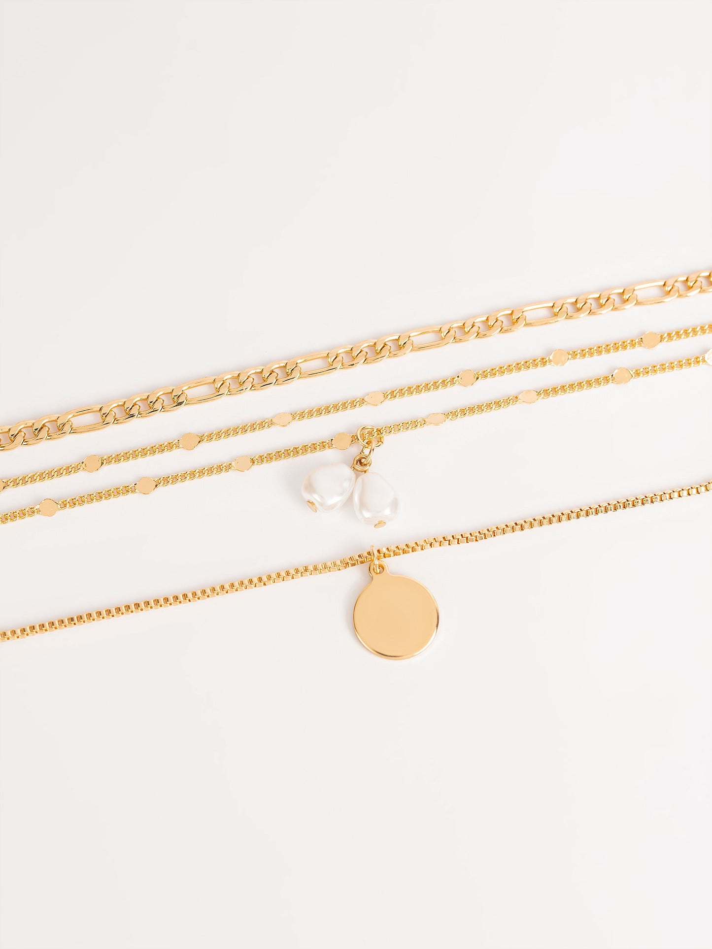 Multi-Layered Charm Necklace