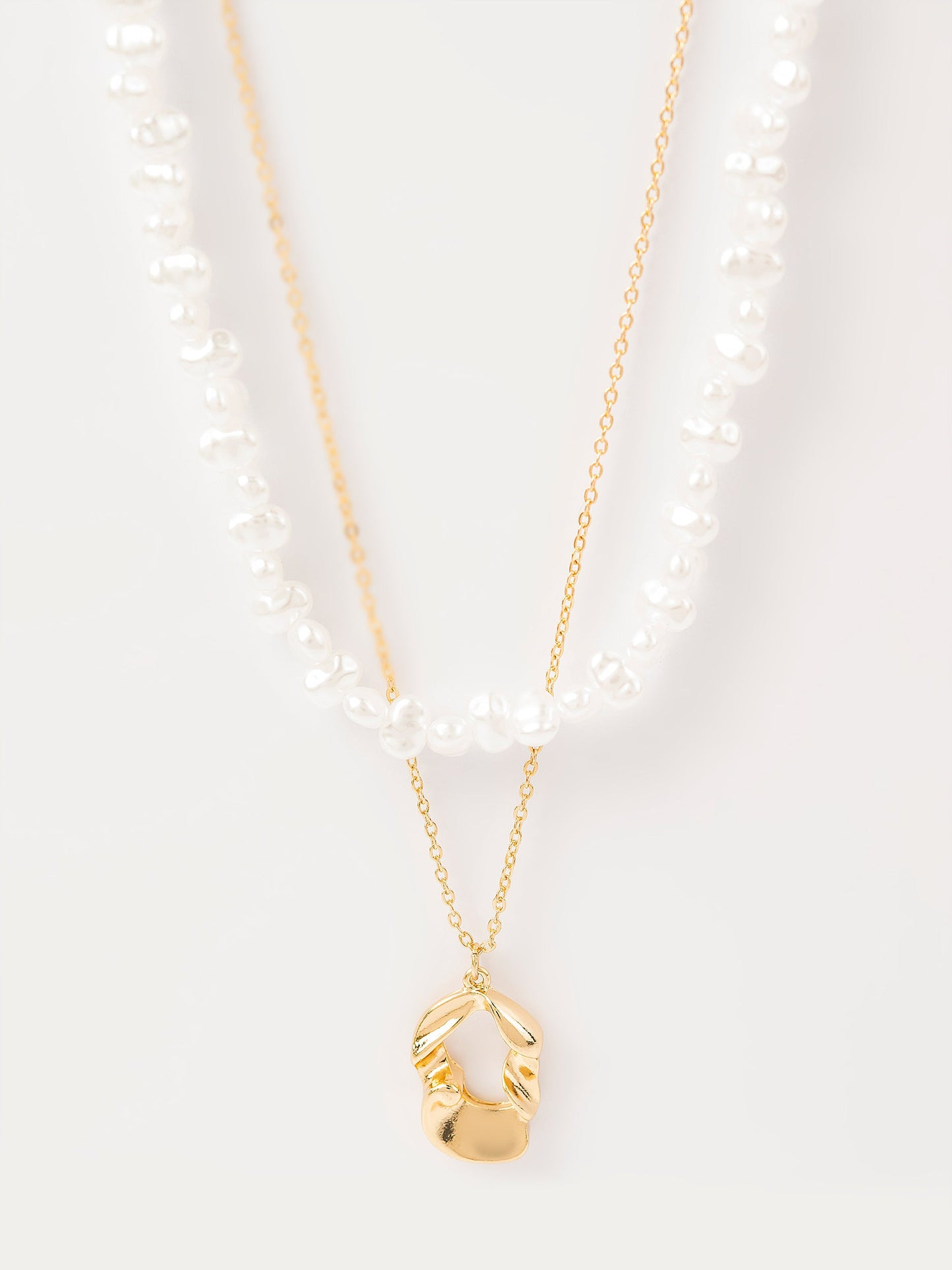 Layered Pearl Necklace