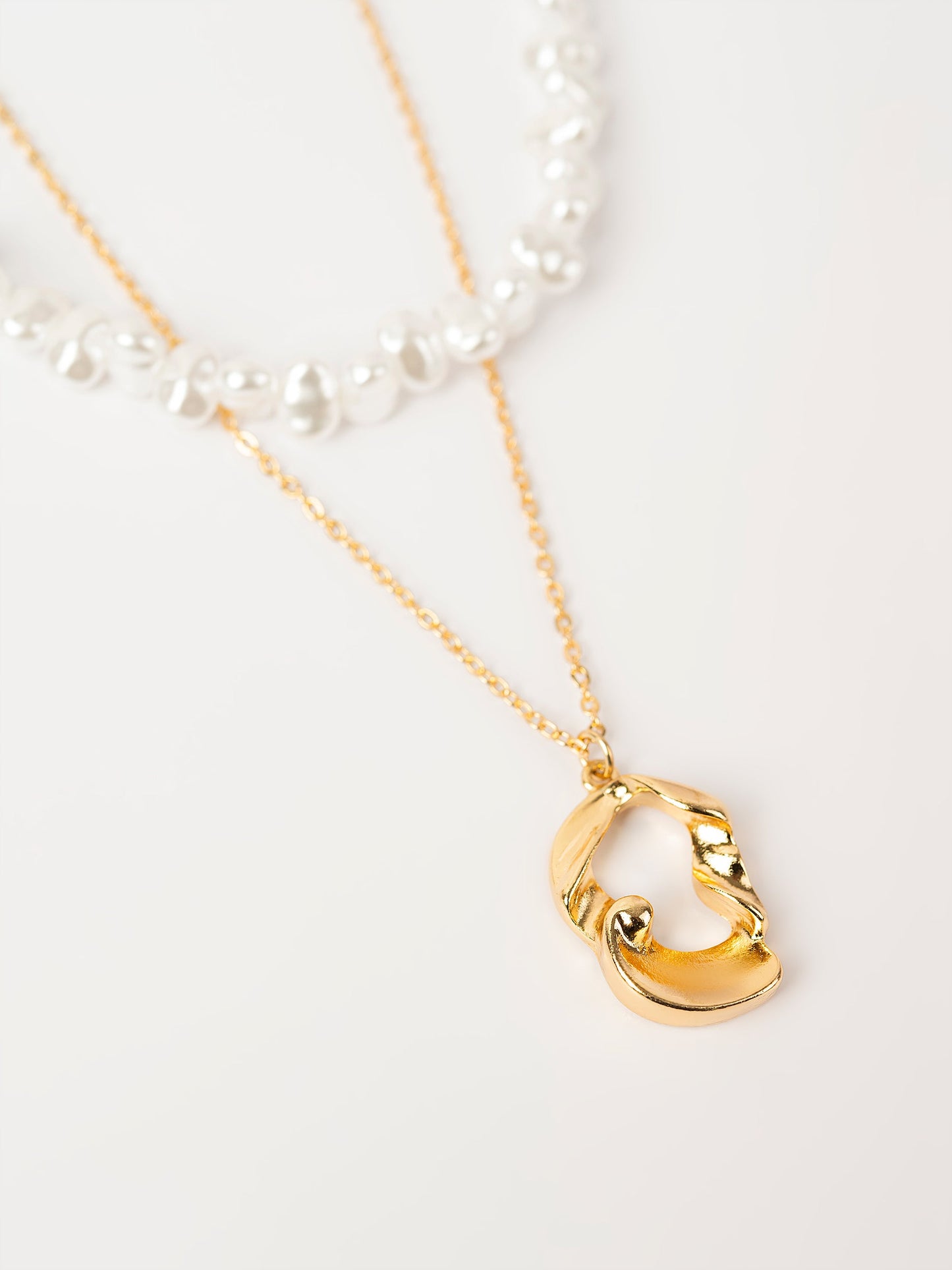 Layered Pearl Necklace