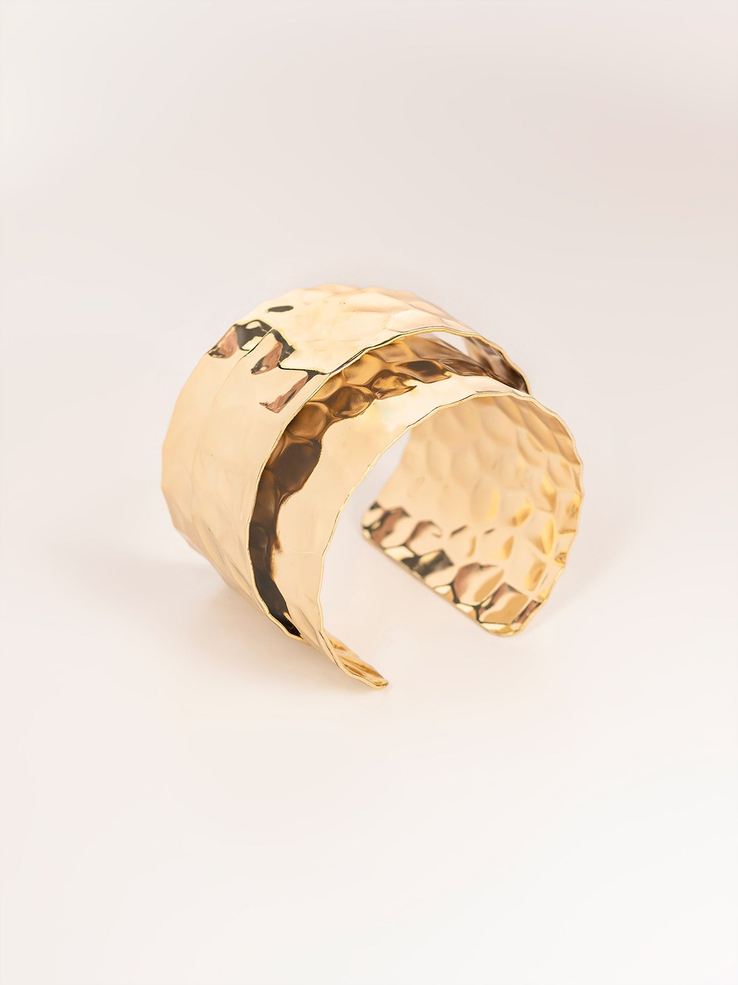 Convex Textured Cuff Bracelet