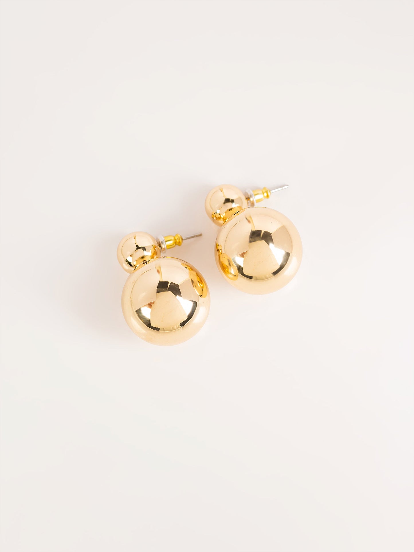 Round Gold Studs