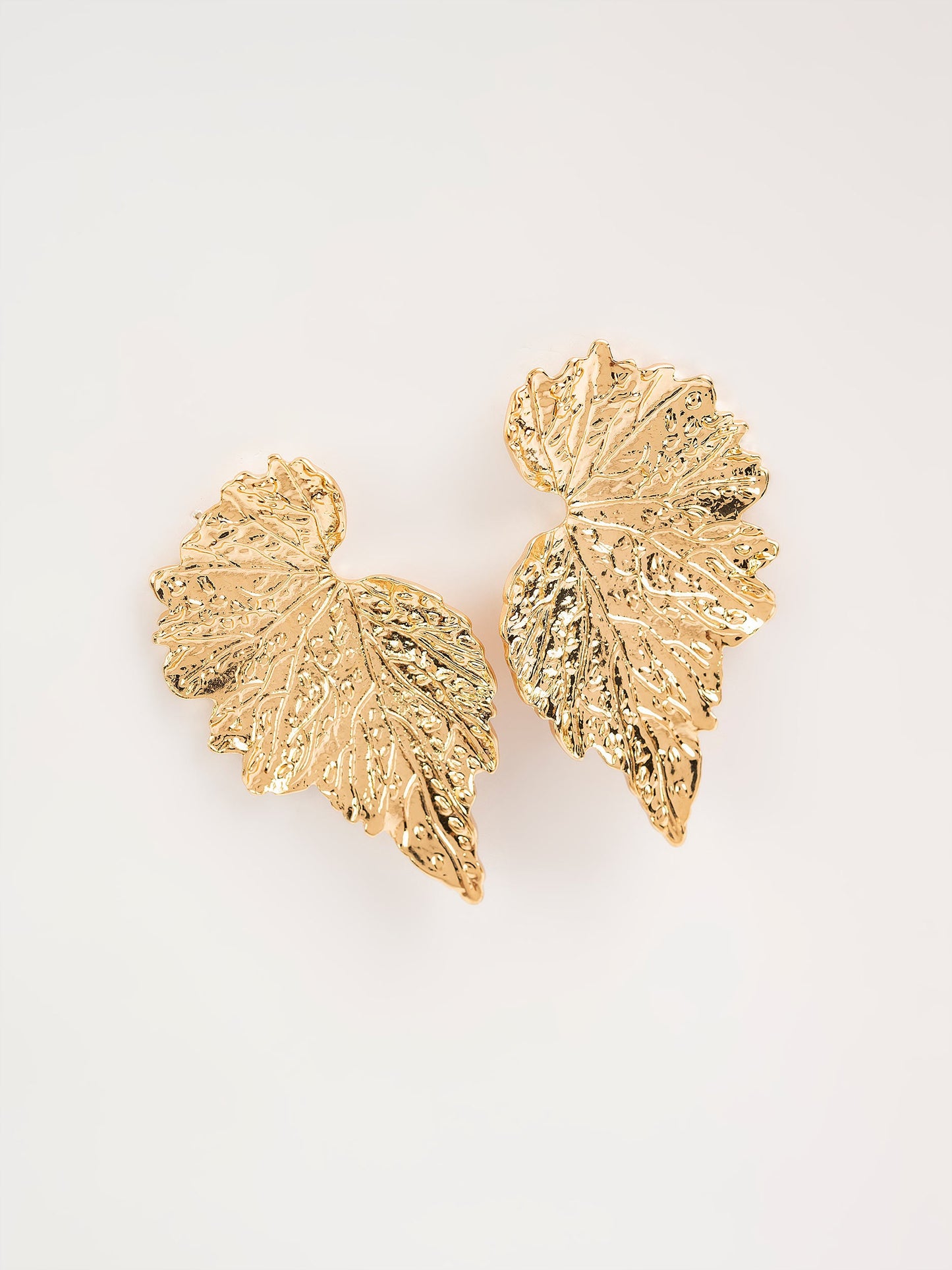 Abstract Hammered Earrings