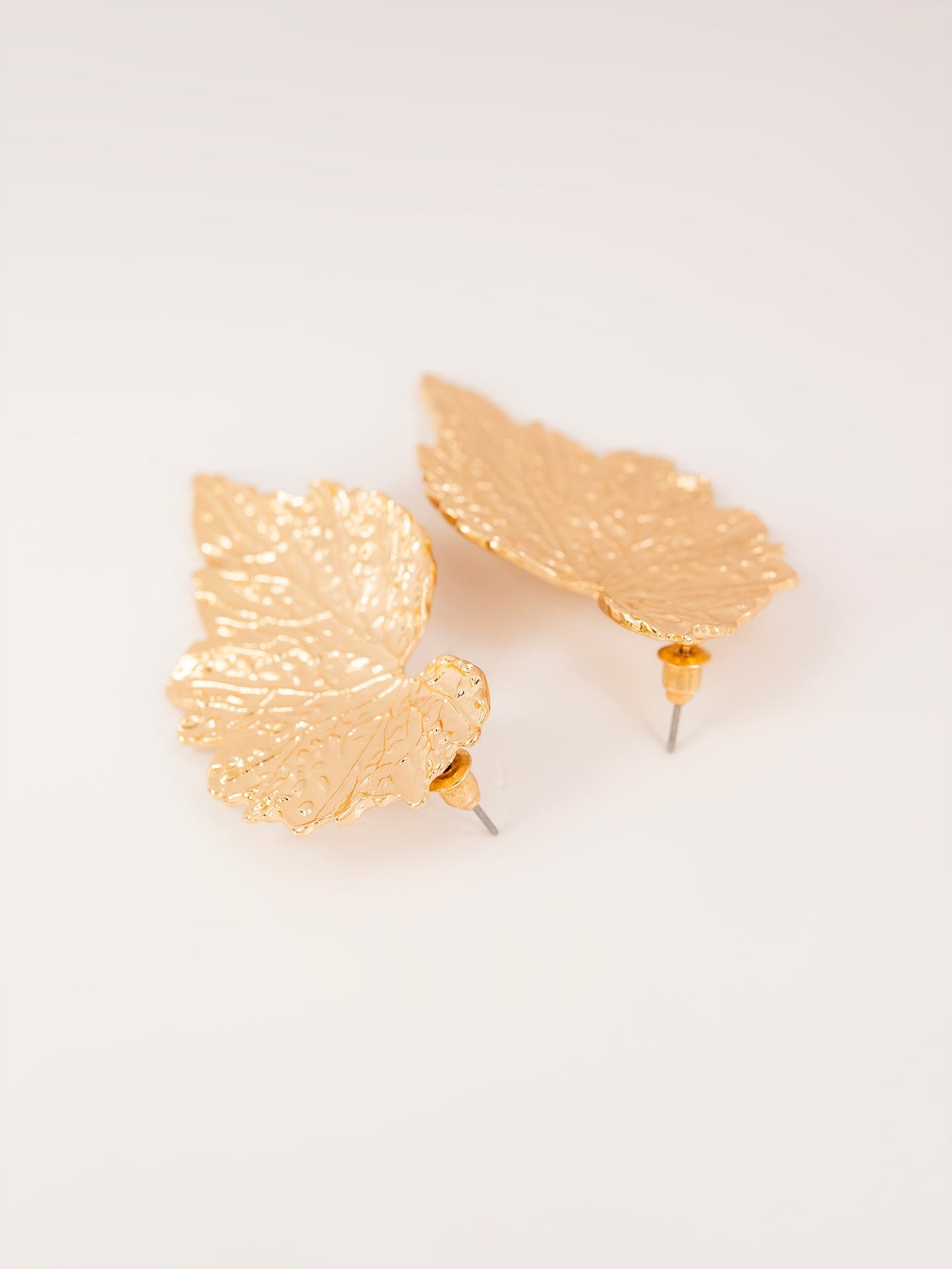 Abstract Hammered Earrings