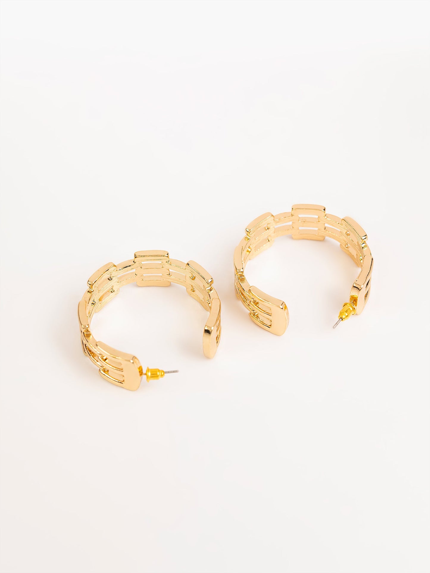 Brick Pattern Half Hoops