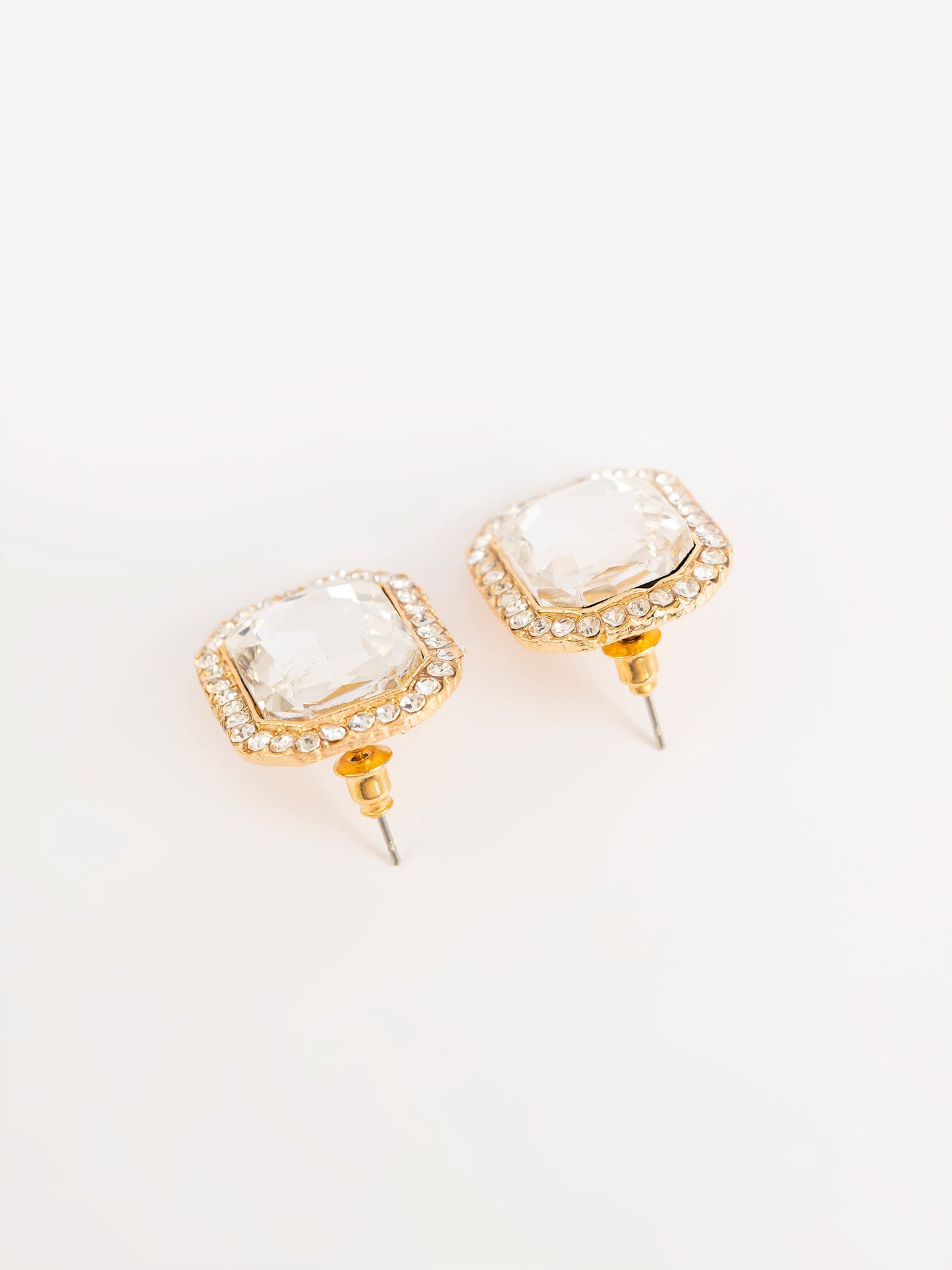 Embellished Square Studs
