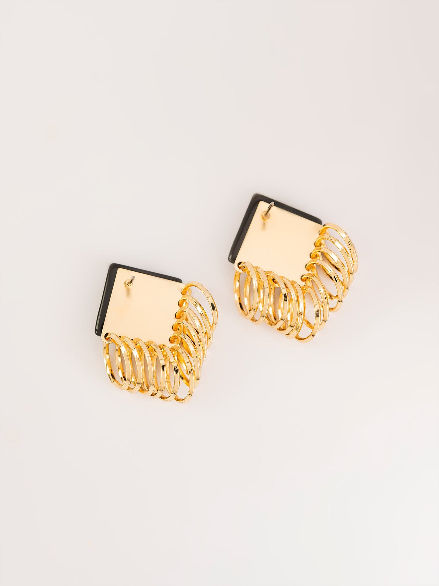 Dangling Square Studs