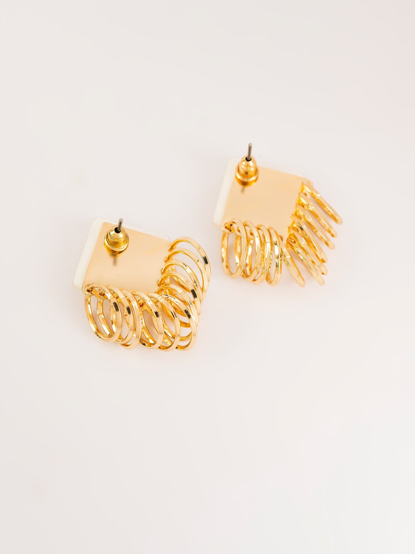 Dangling Square Studs