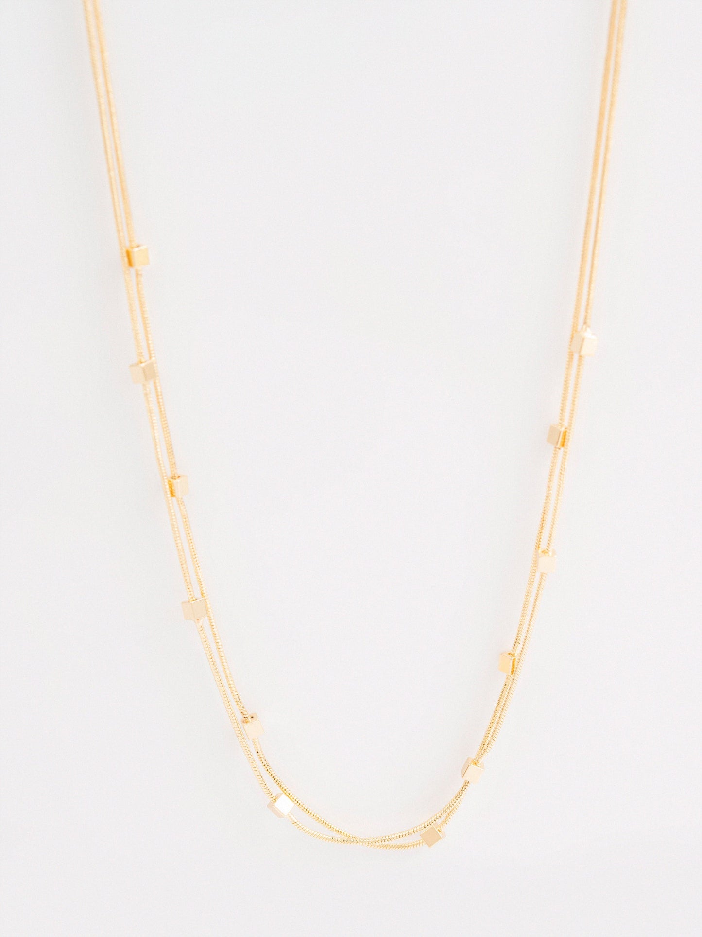 Square Charm Necklace