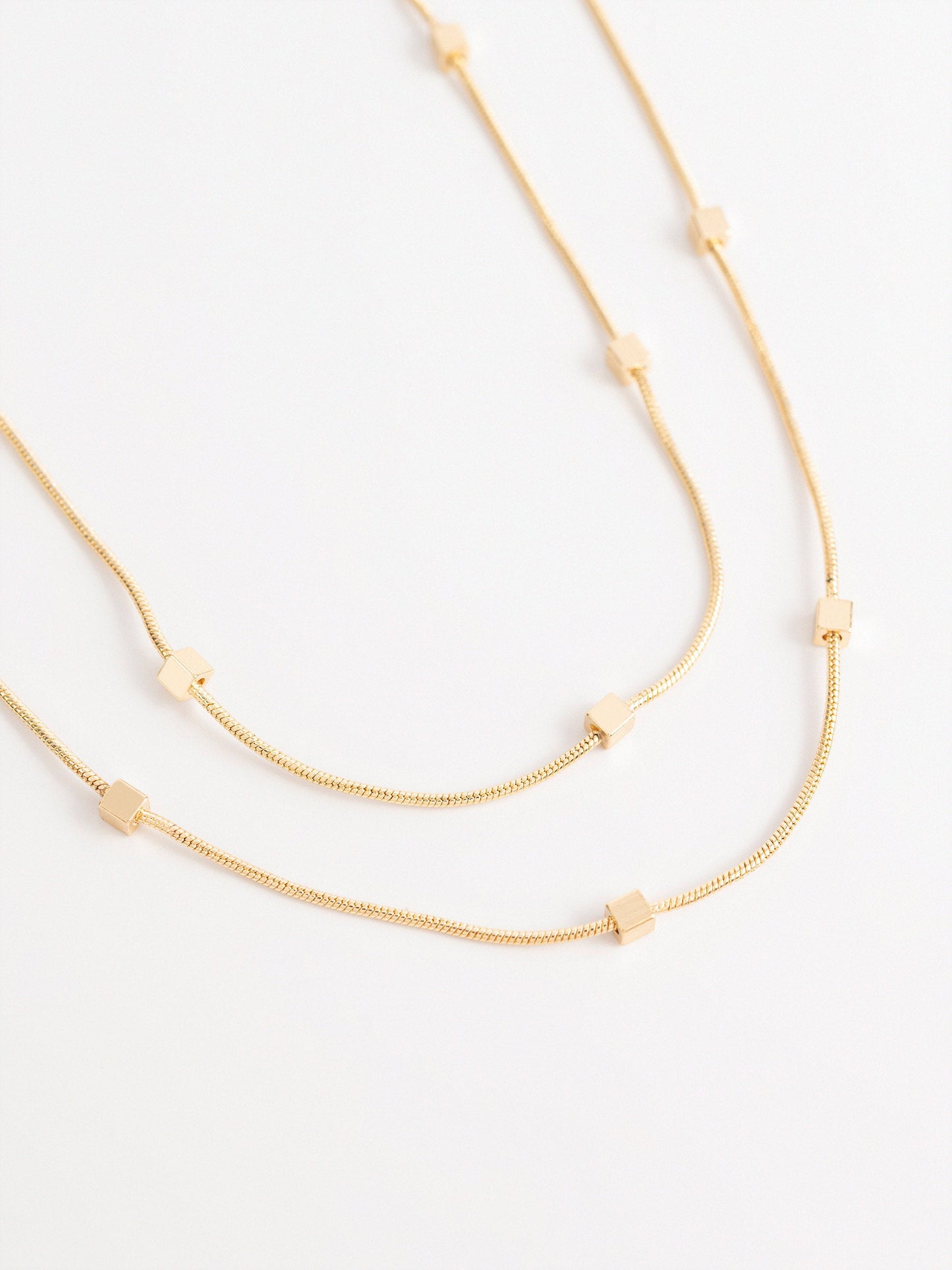 Square Charm Necklace