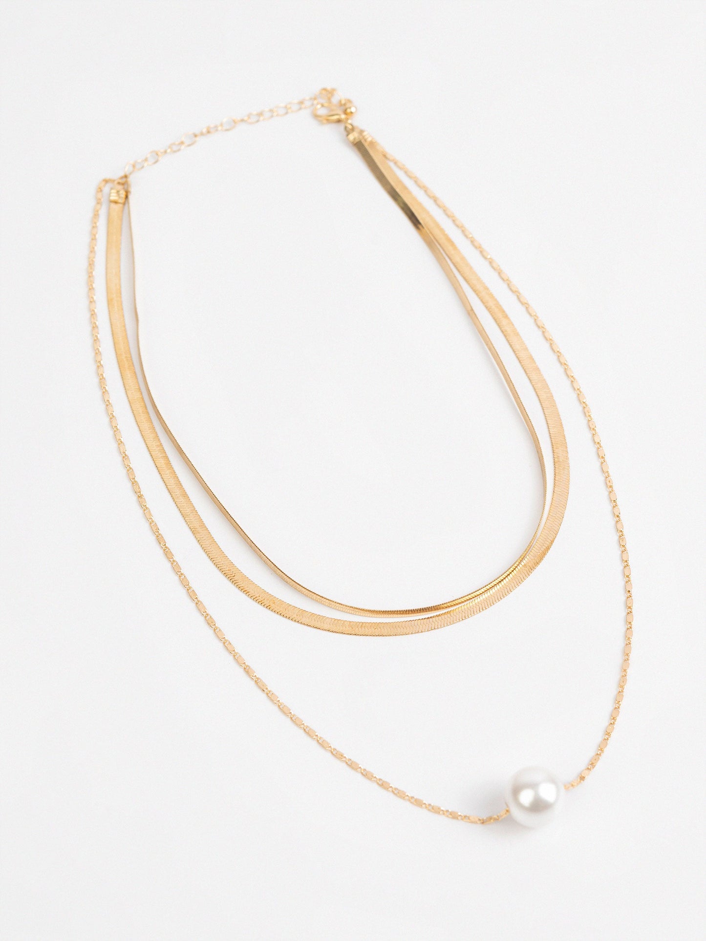 Layered Pearl Necklace