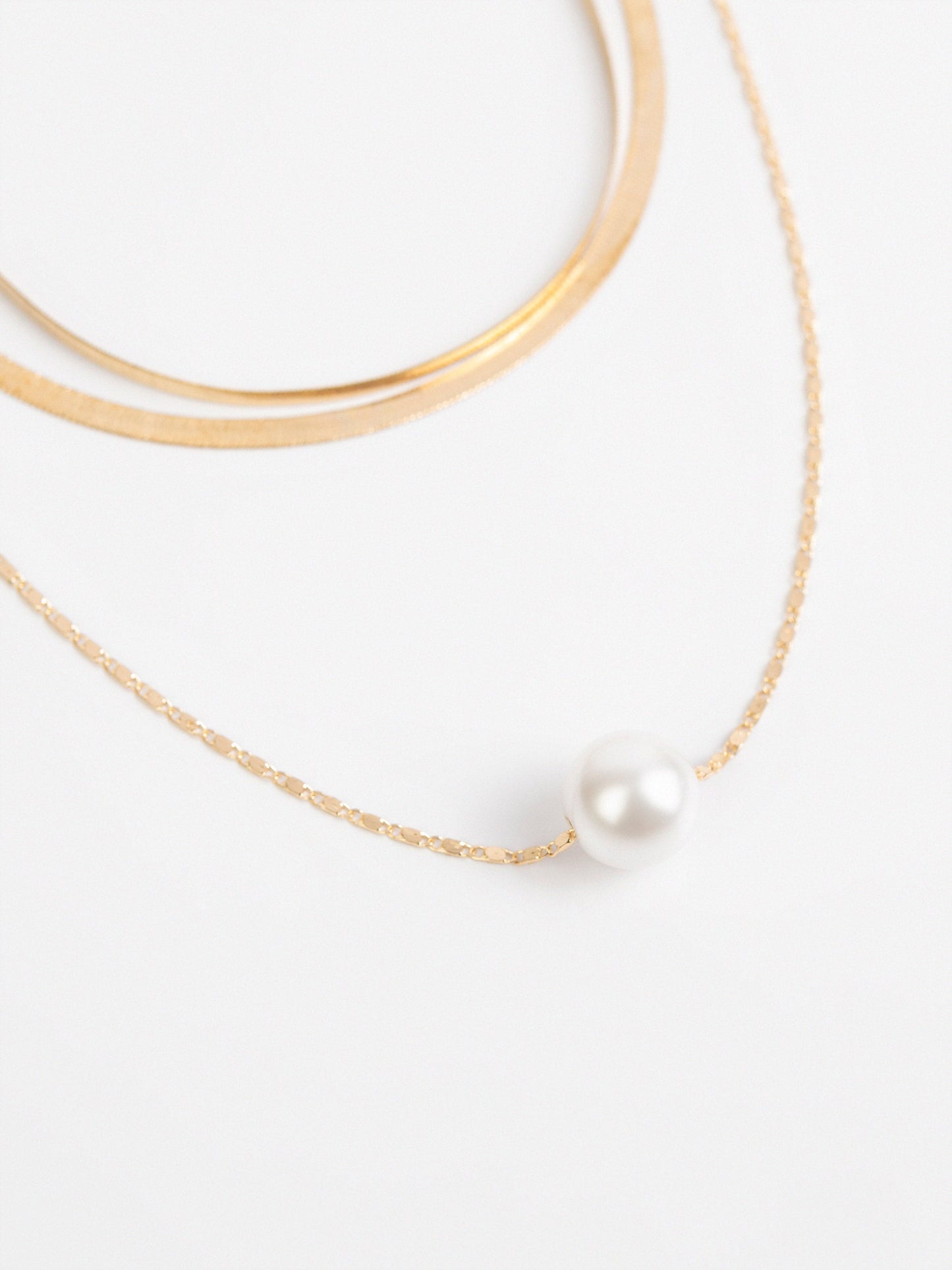 Layered Pearl Necklace