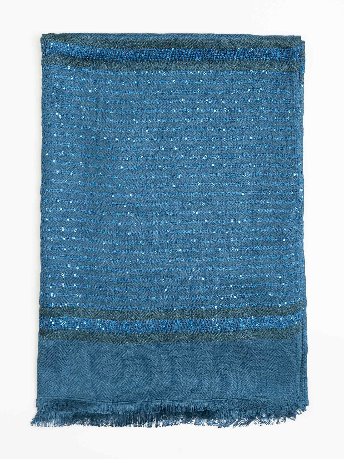 Sequined Woolen Shawl