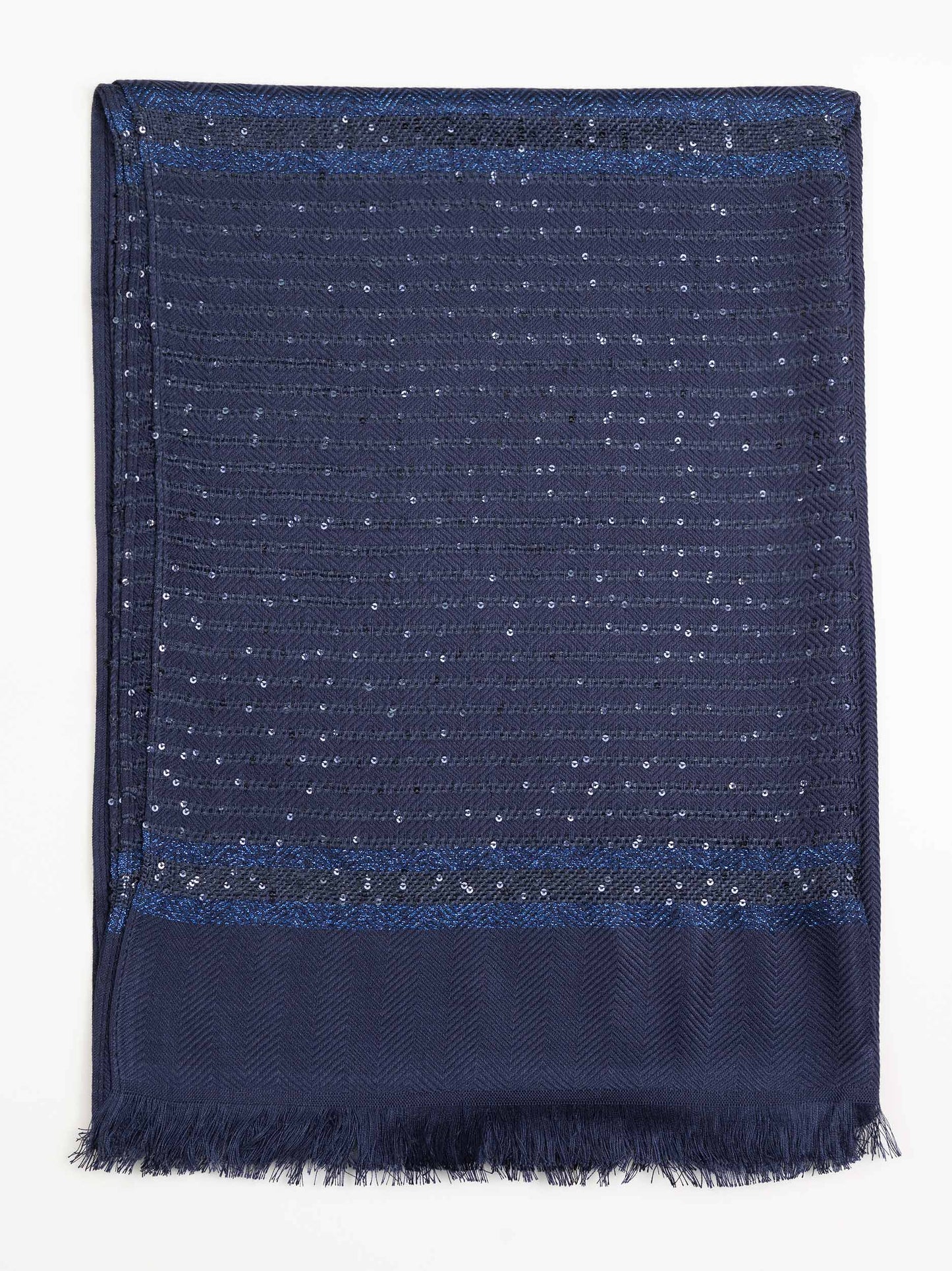 Sequined Woolen Shawl