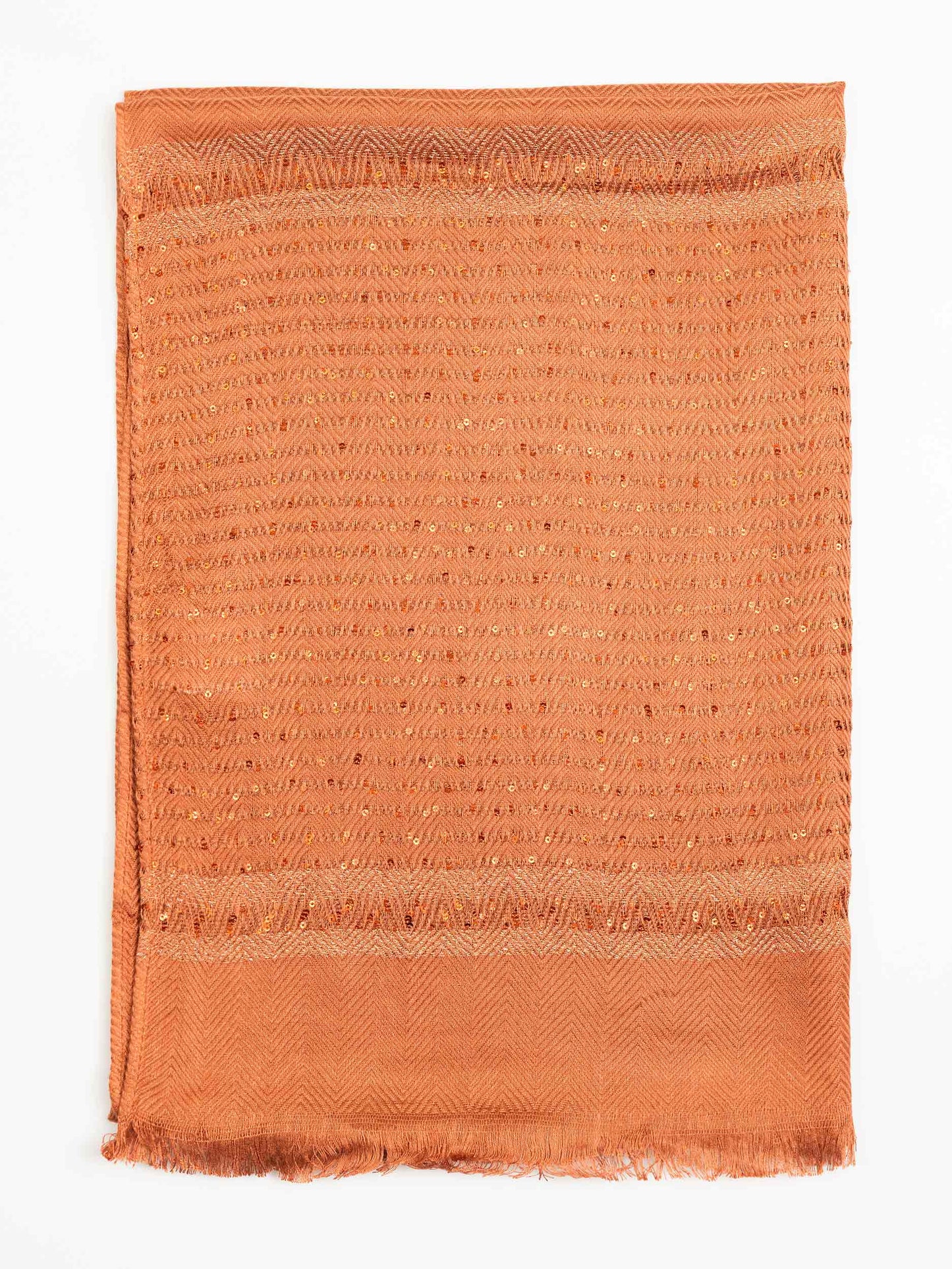 Sequined Woolen Shawl