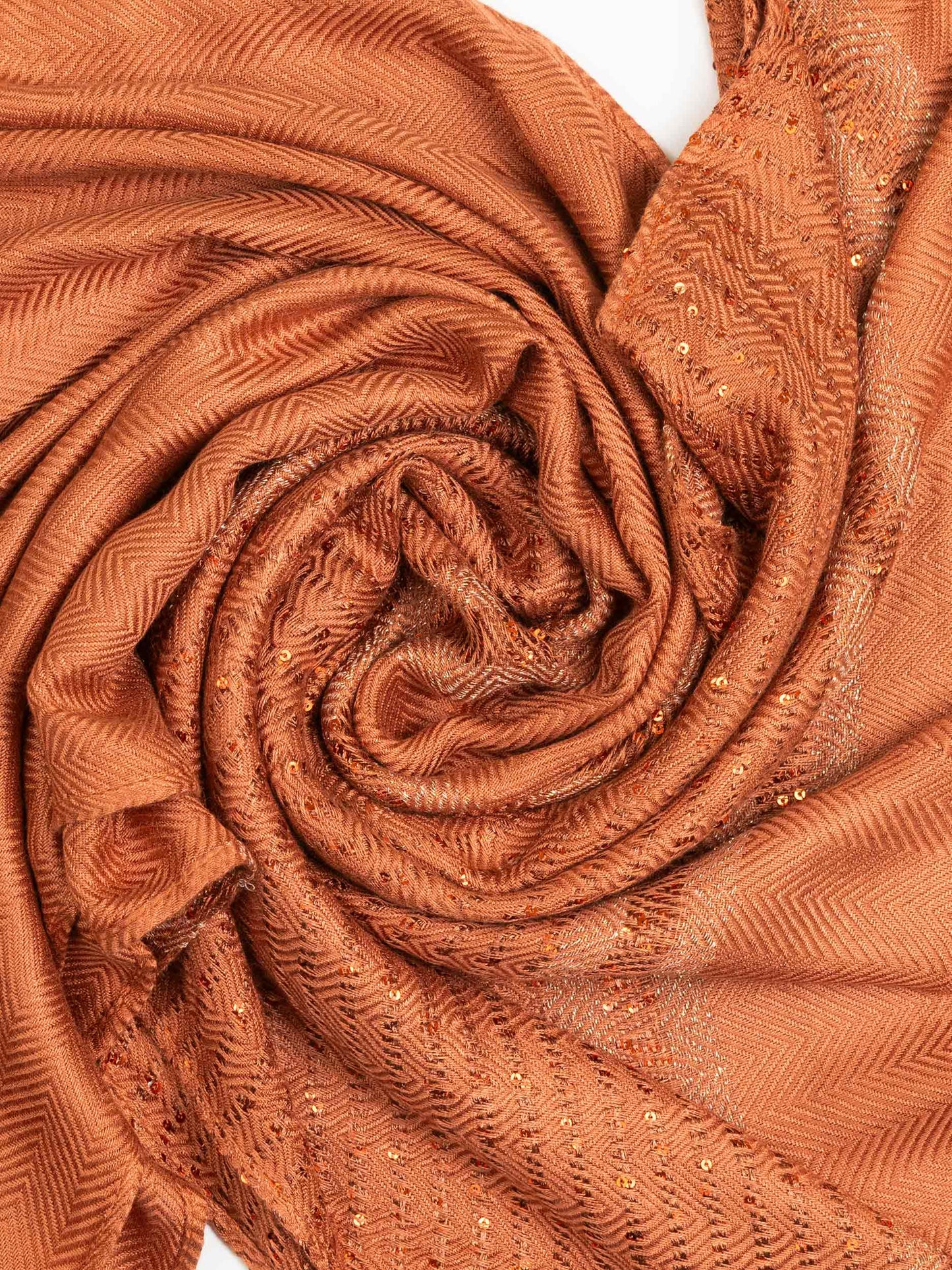 Sequined Woolen Shawl