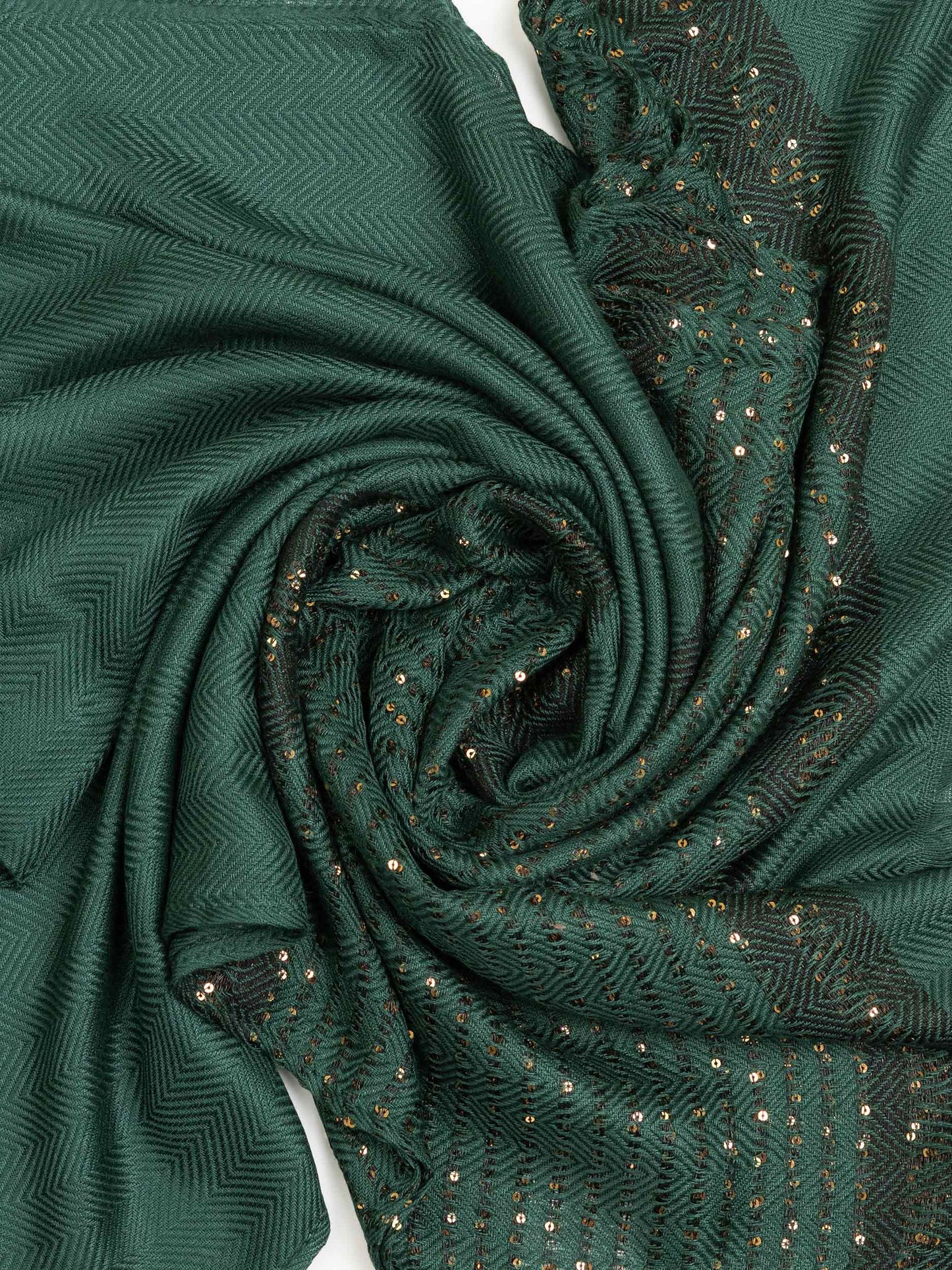 Sequined Woolen Shawl