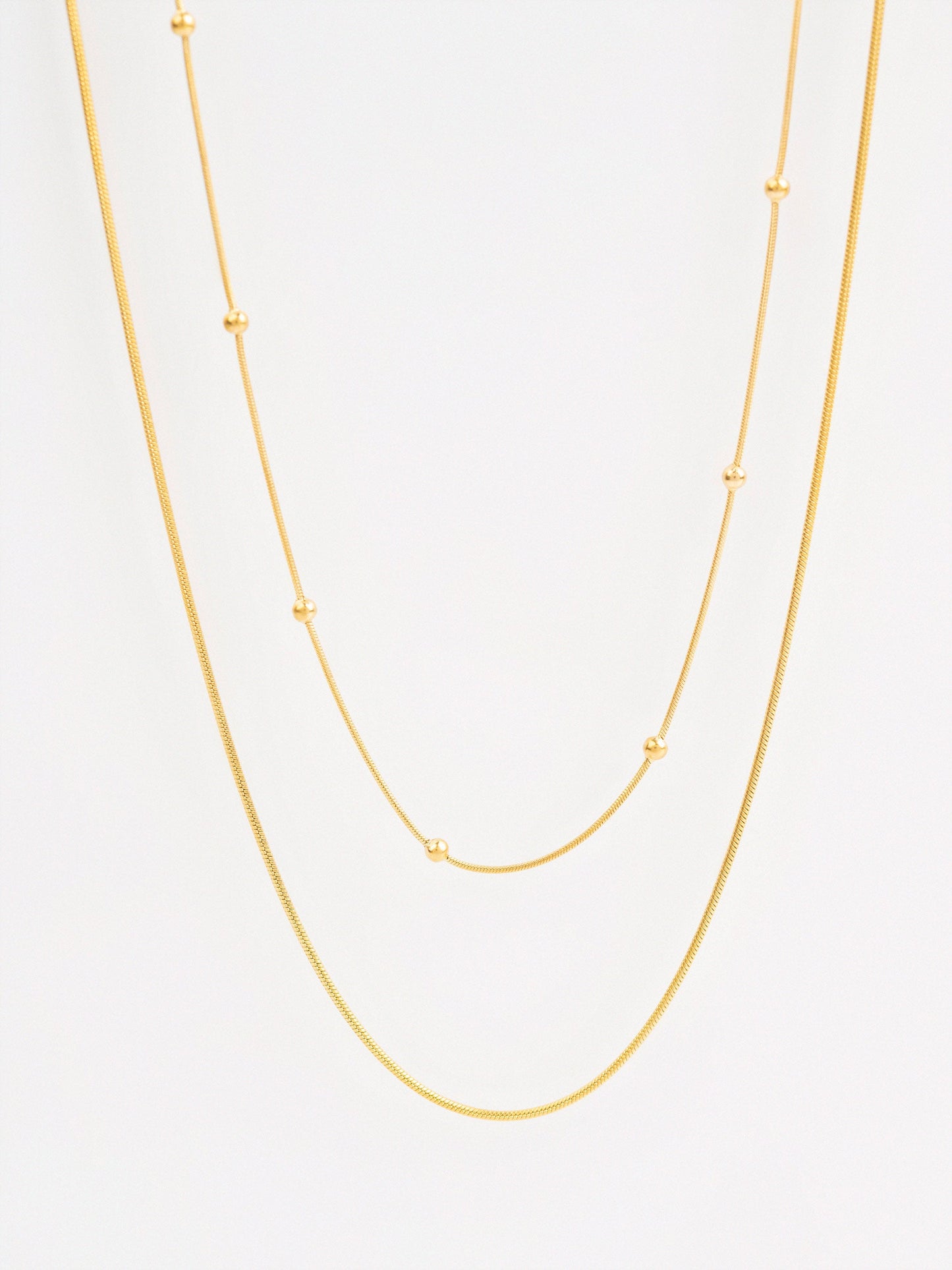 Beaded Layered Necklace