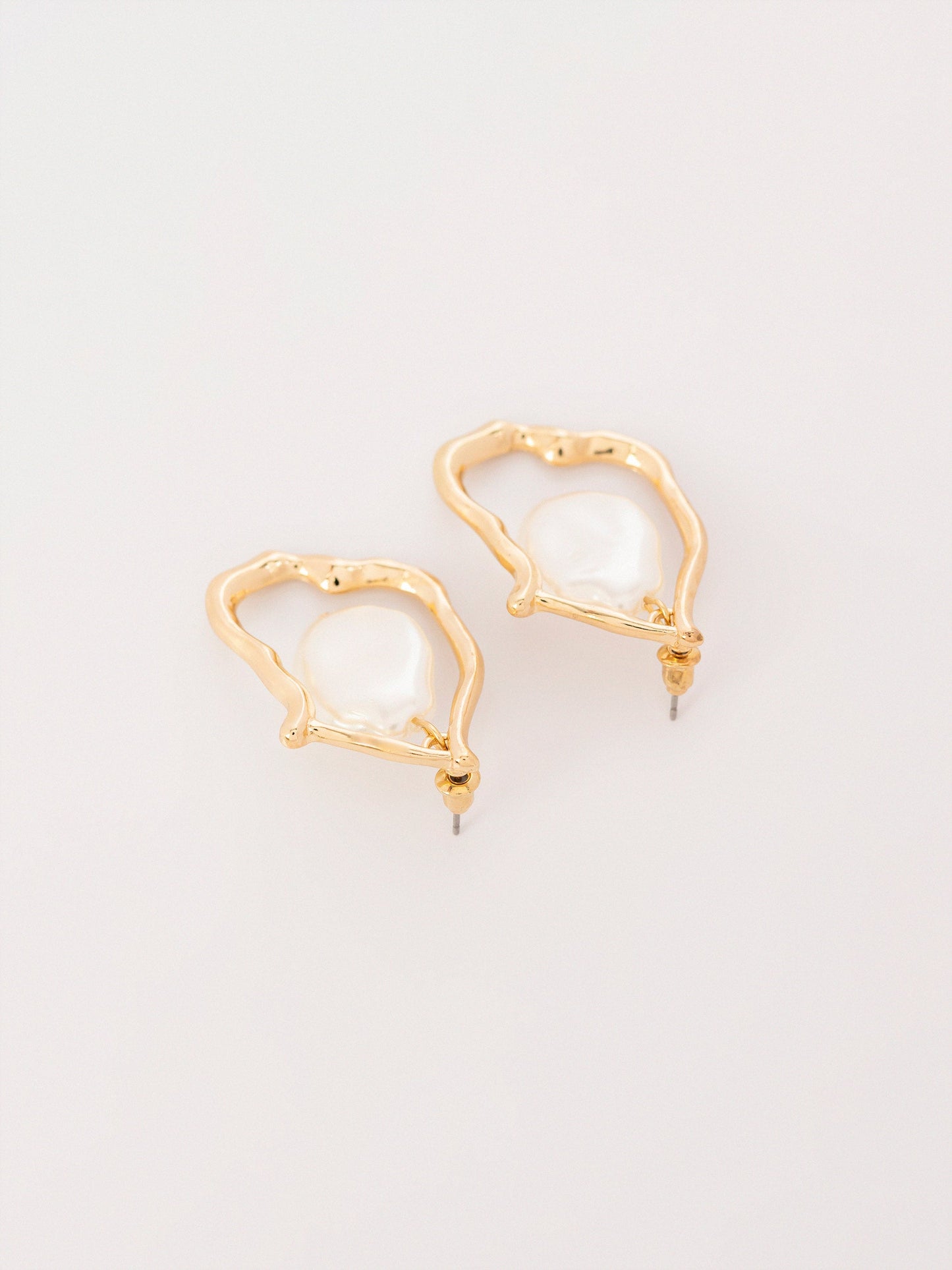Pearl Edge Earrings
