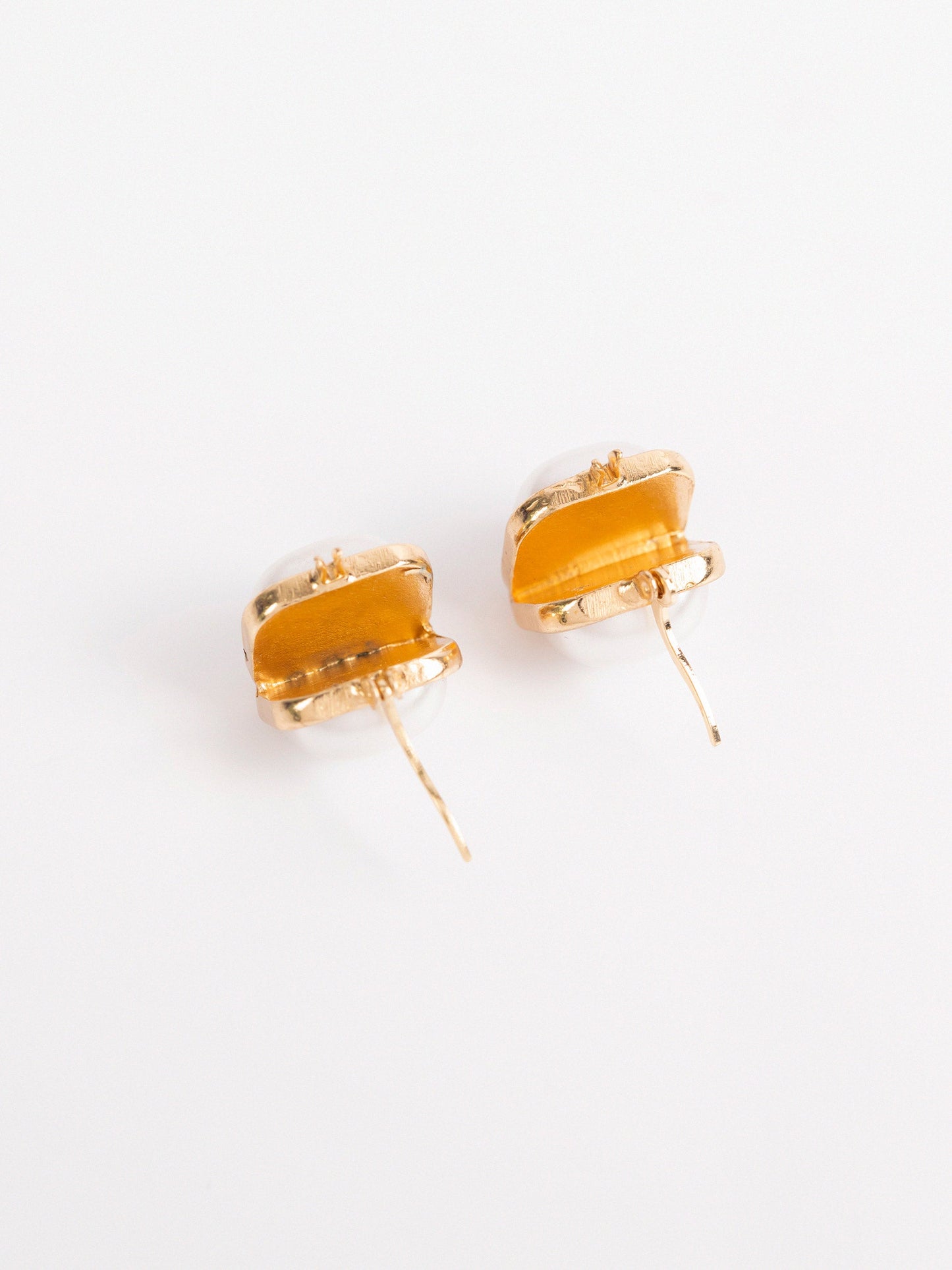 Square Pearl Earrings