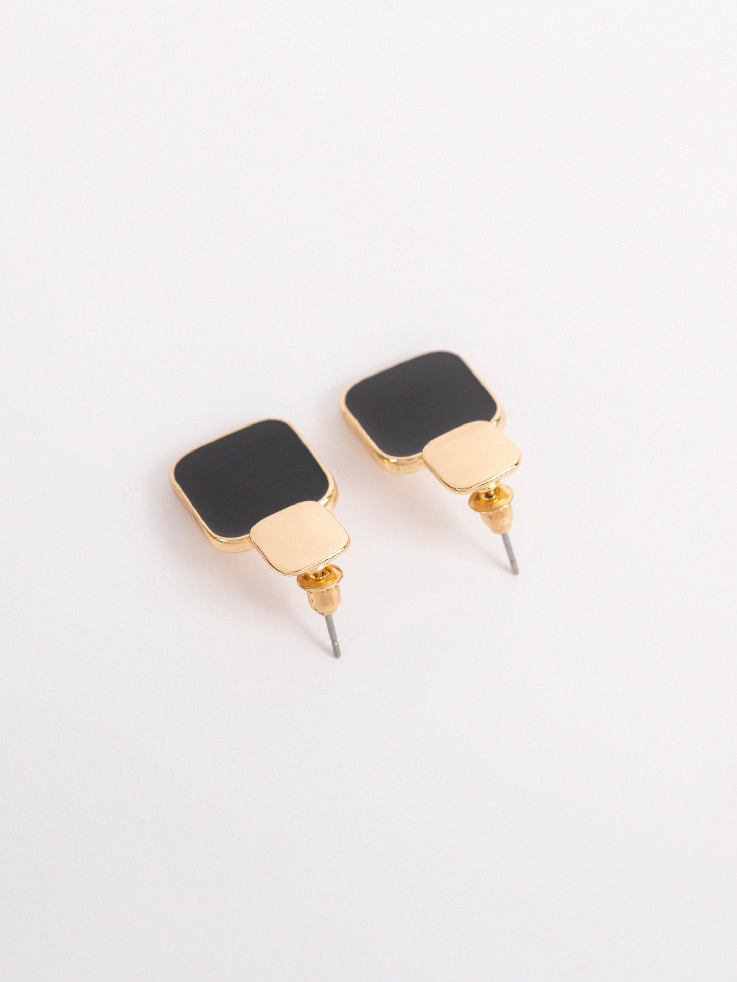 Double Square Earrings