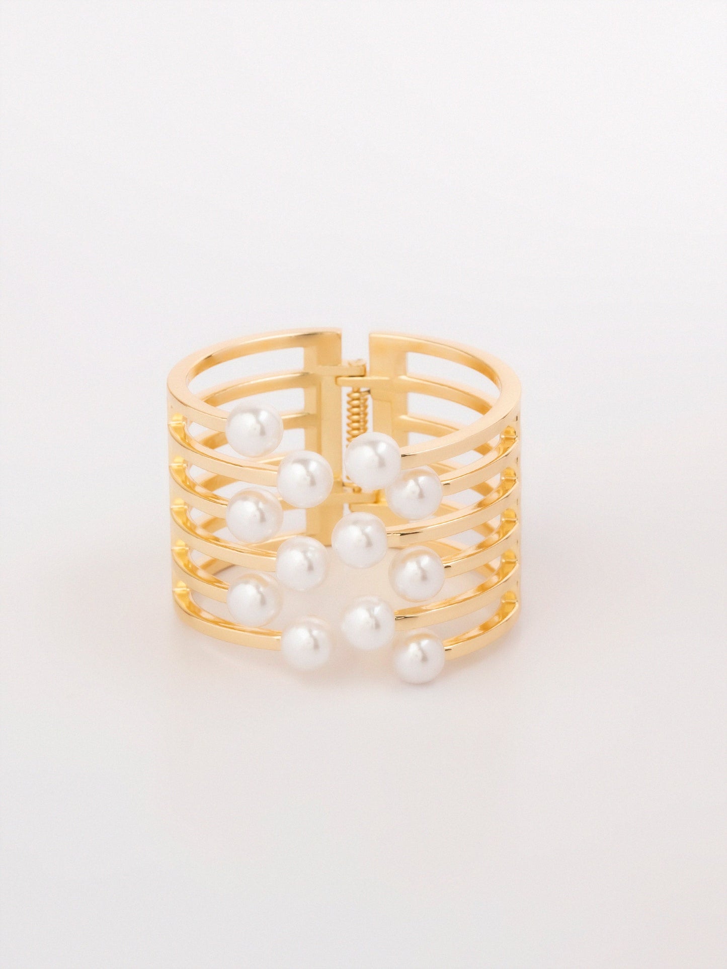 Pearl Cuff Bnagle Bracelet