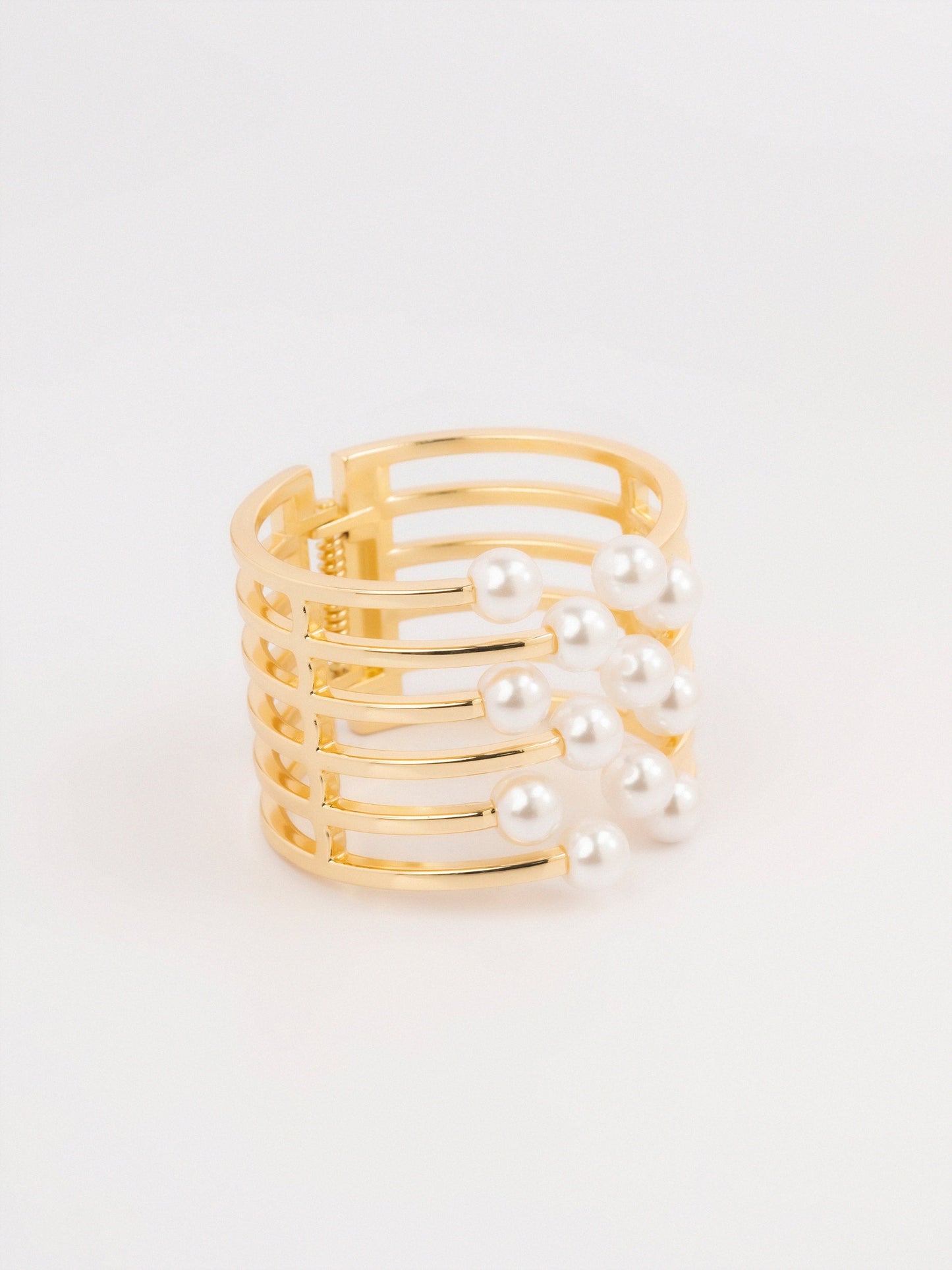Pearl Cuff Bnagle Bracelet