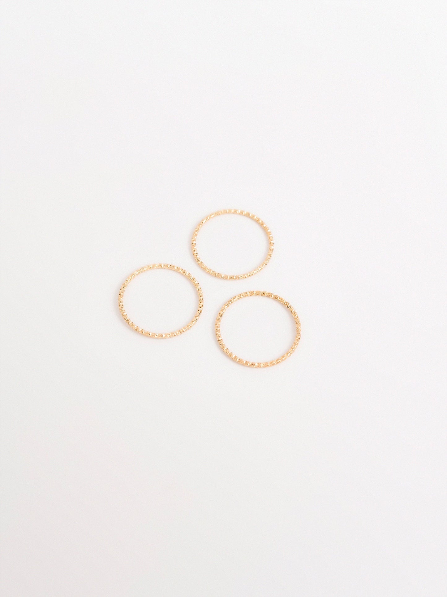 Chunky Stone Ring Set