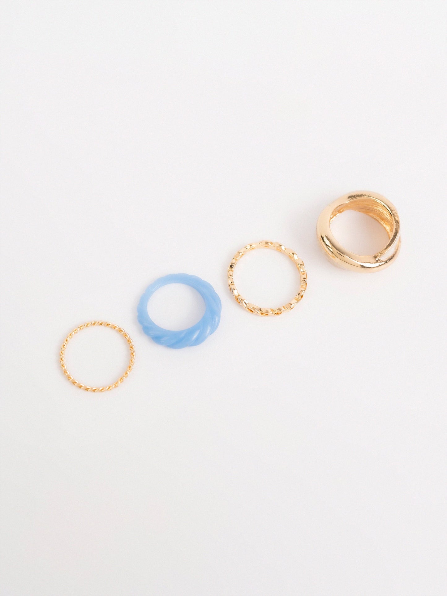 Funky Twisted Ring Set