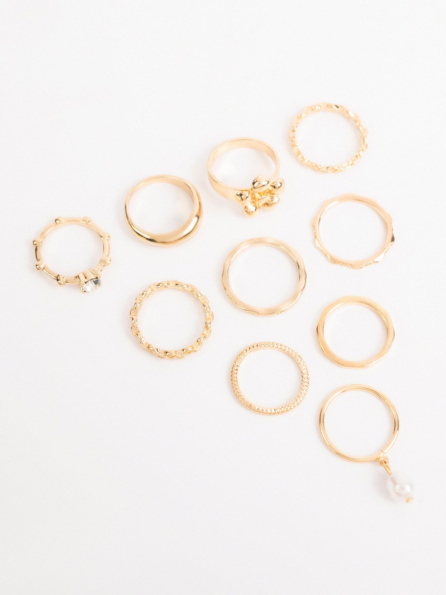 Flower Ring Set