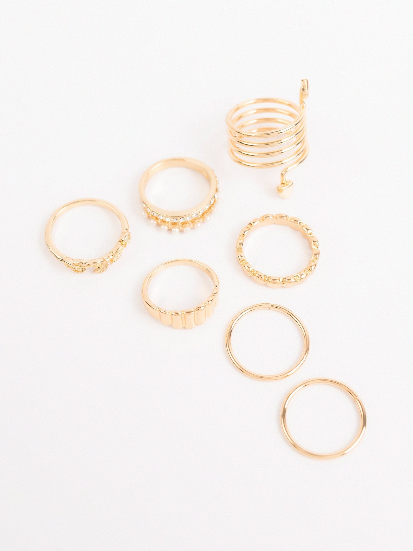 Spiral Ring Set
