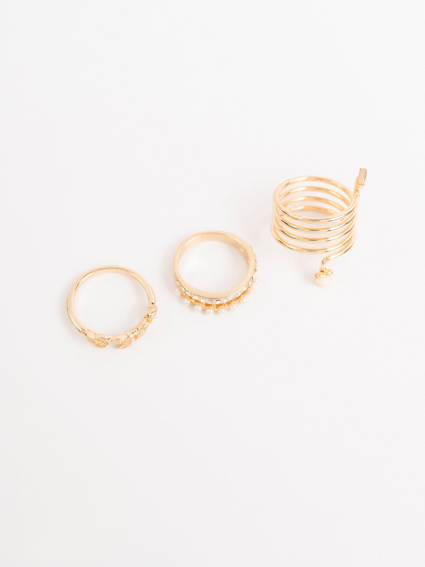 Spiral Ring Set