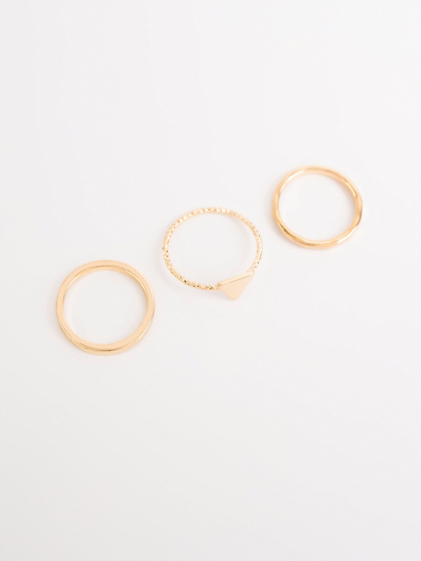Emraled Stone Ring Set