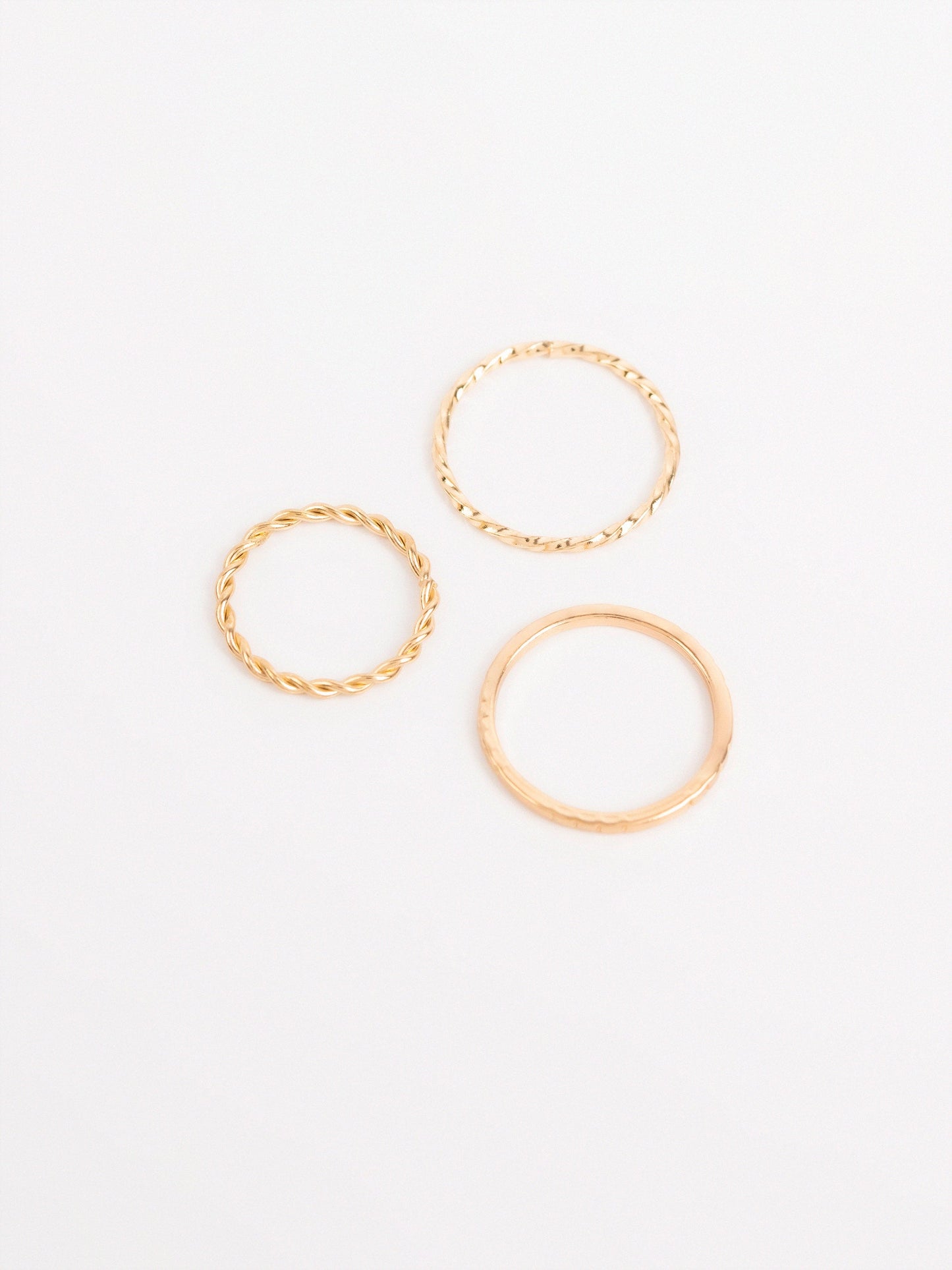 Emraled Stone Ring Set