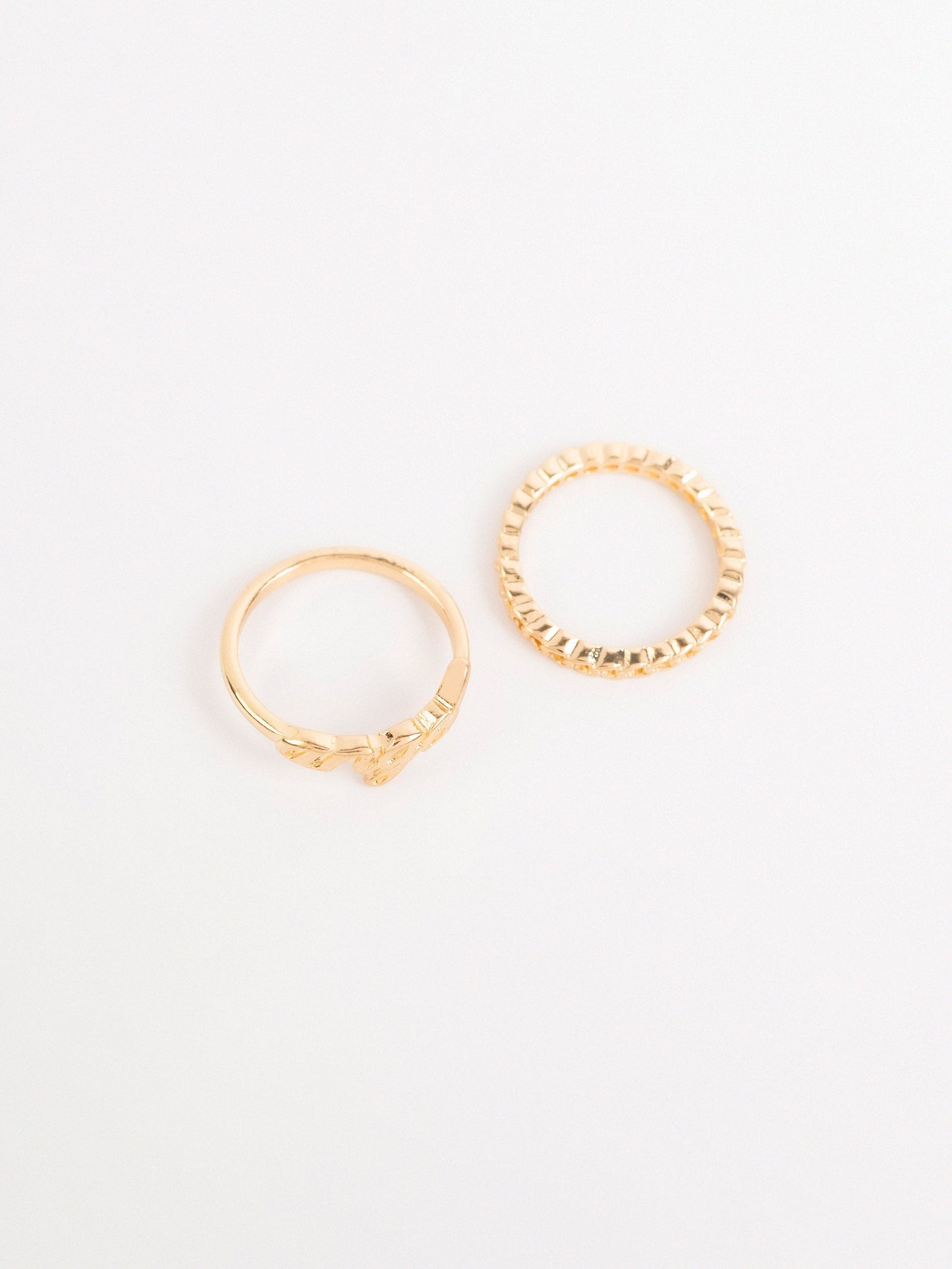 Twisted Ring Set