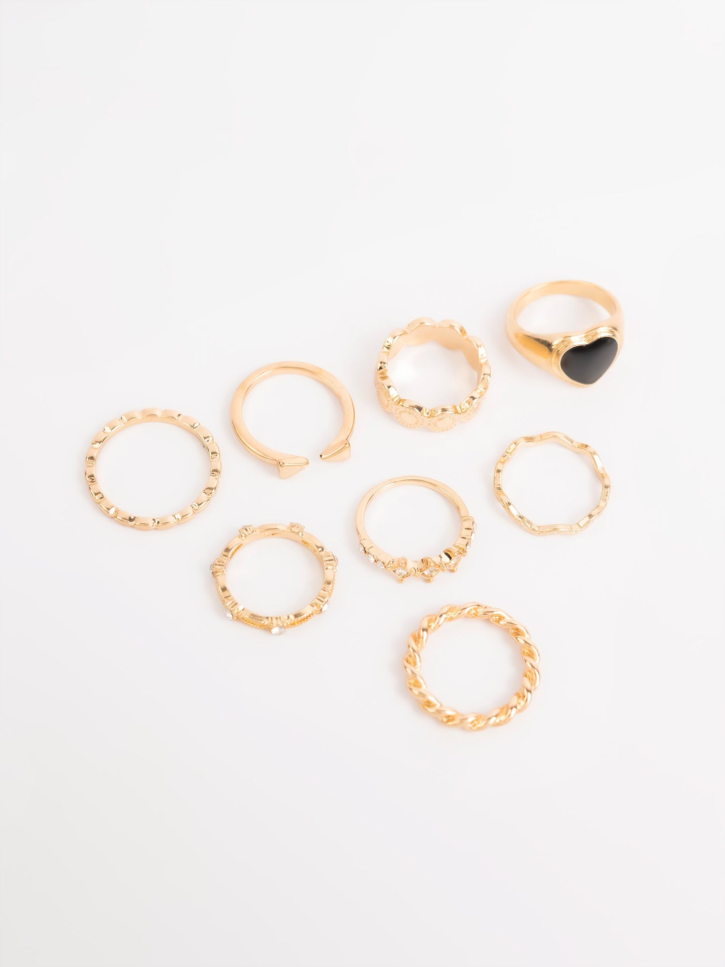 Heart Ring Set