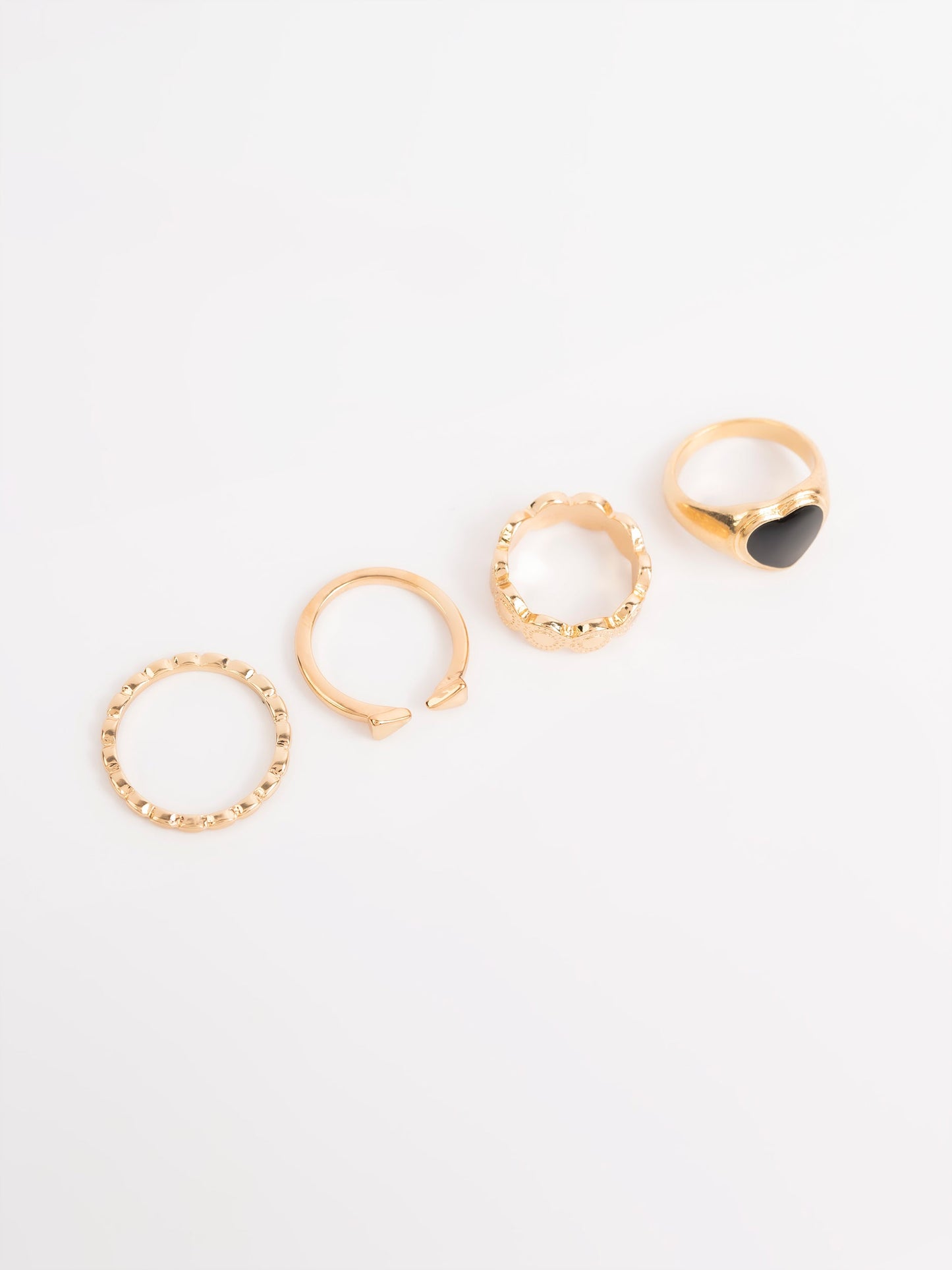 Heart Ring Set
