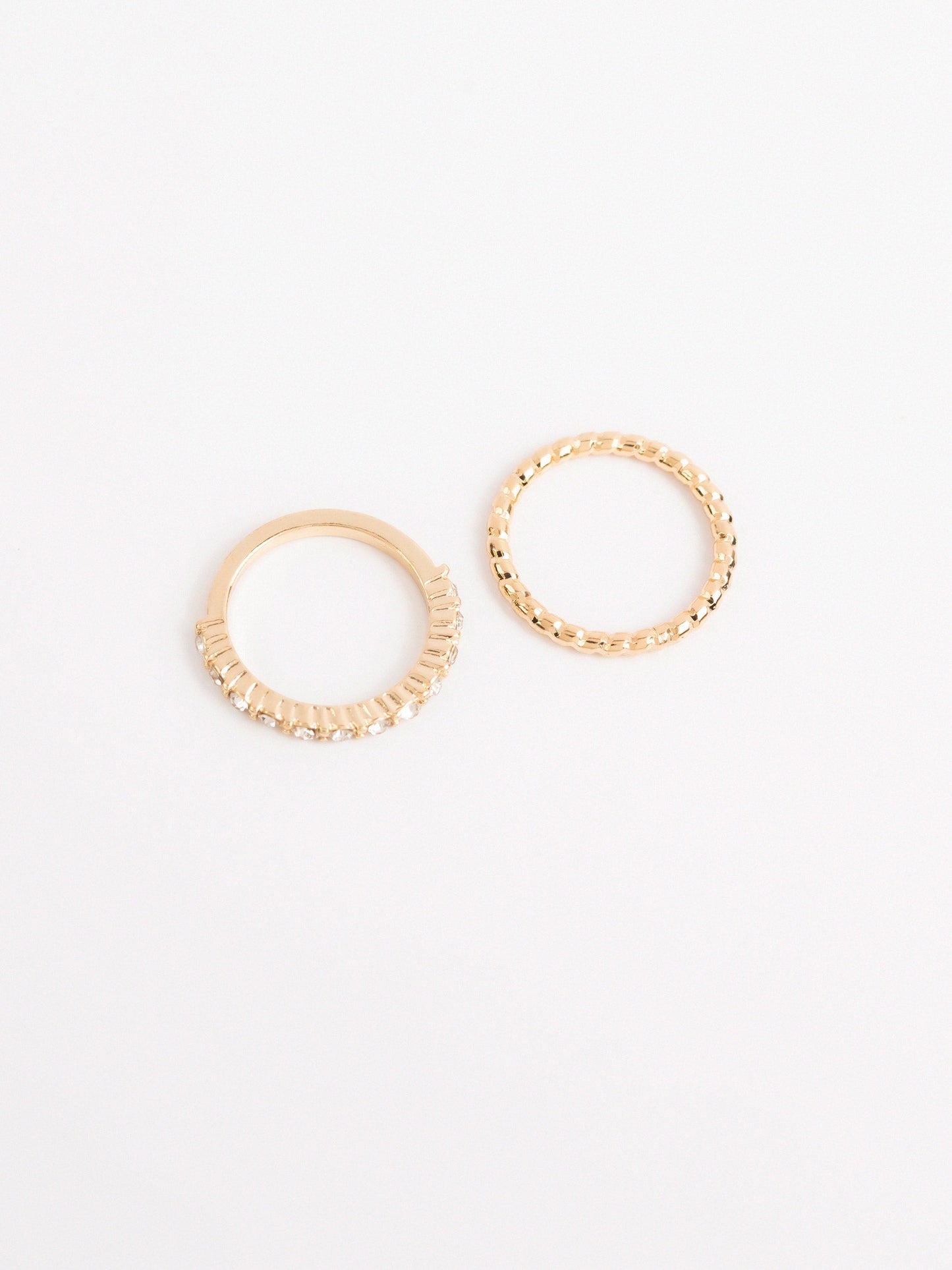 Laser Cut Band Ring Set