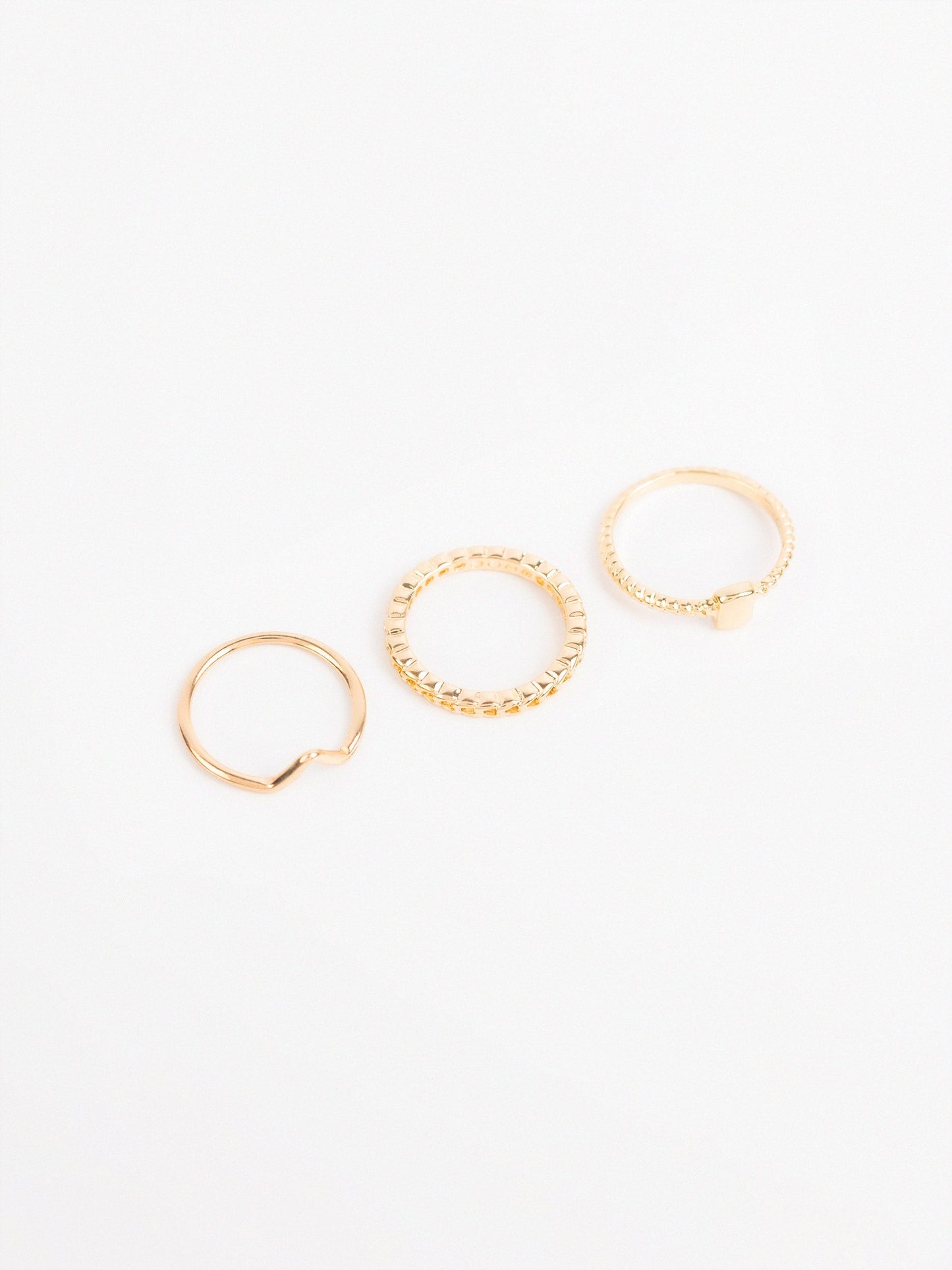 Chain Ring Band Set