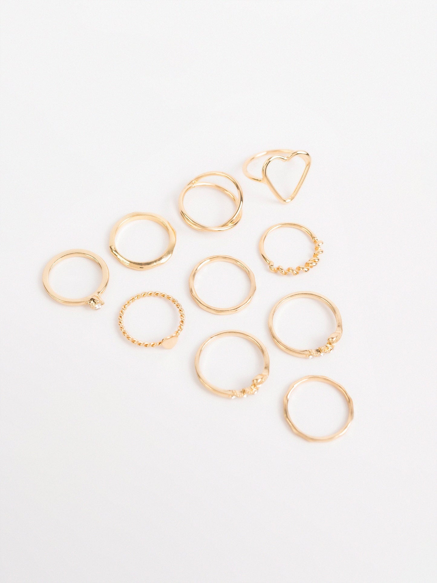 Heart Ring Set