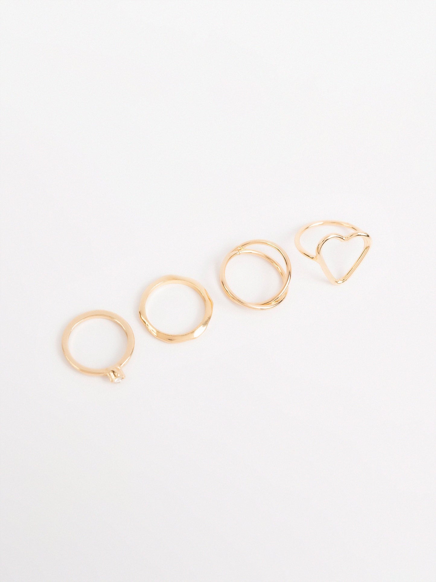 Heart Ring Set