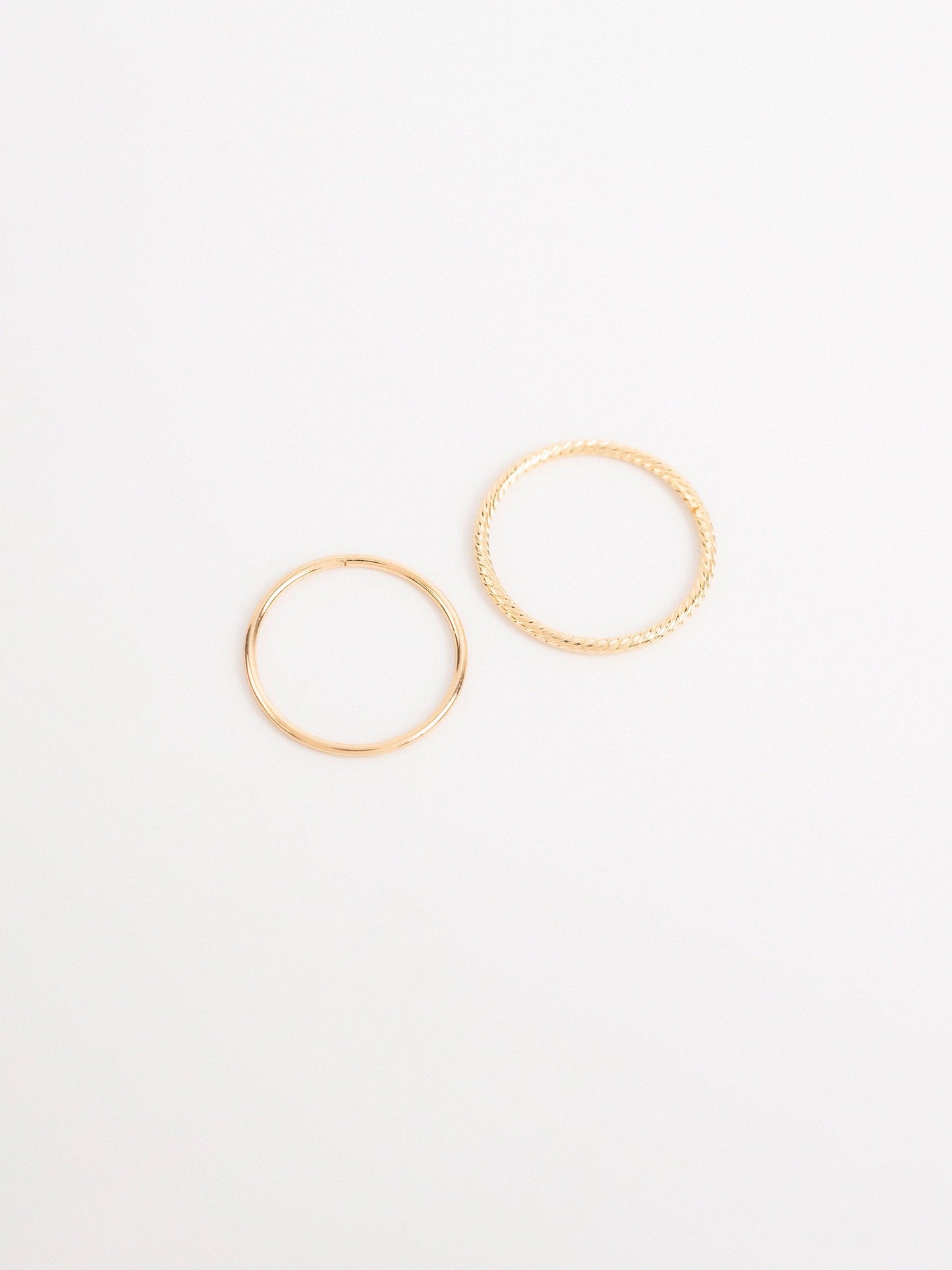 Textured Ring Set