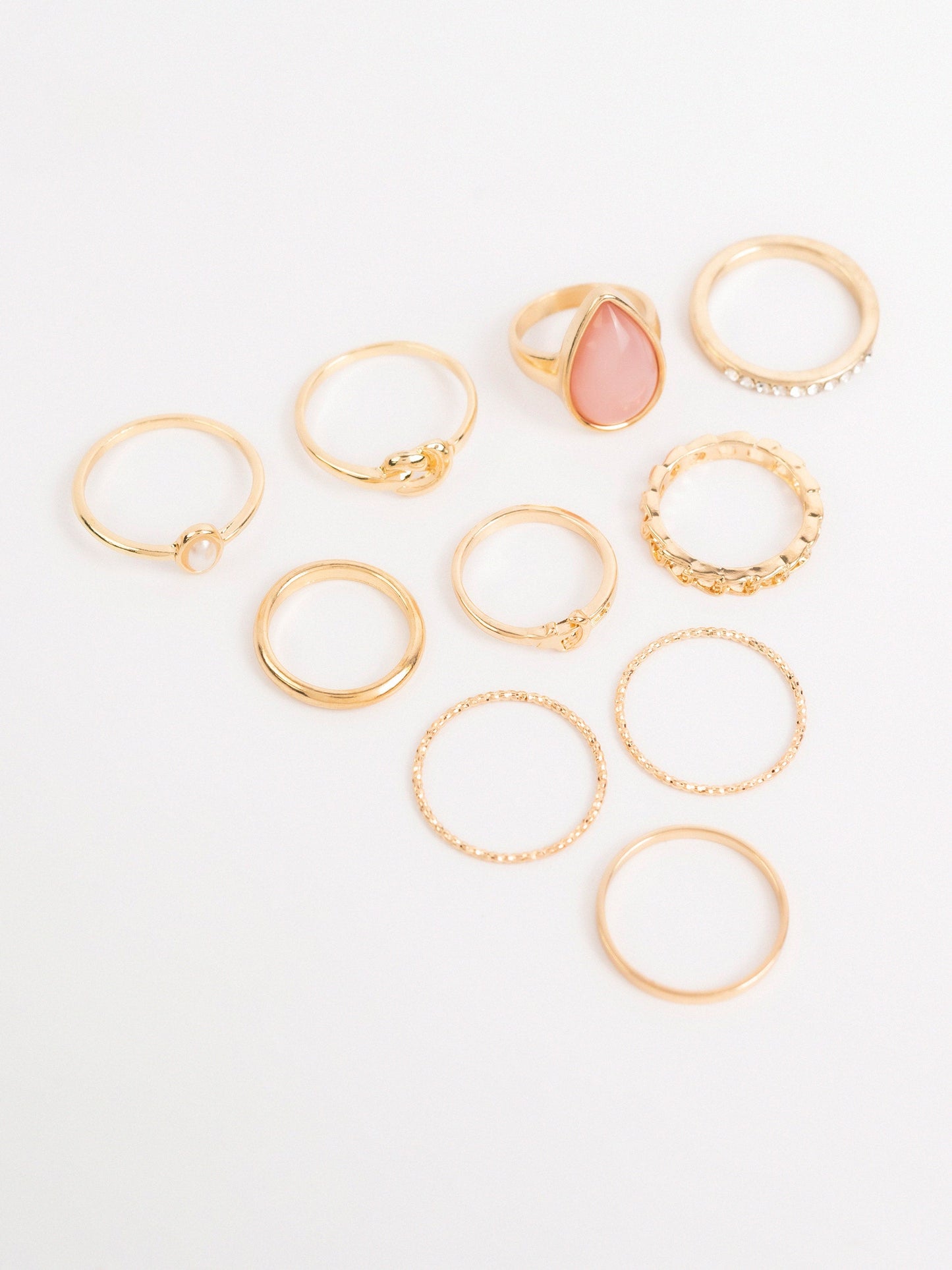 Stone Ring Set