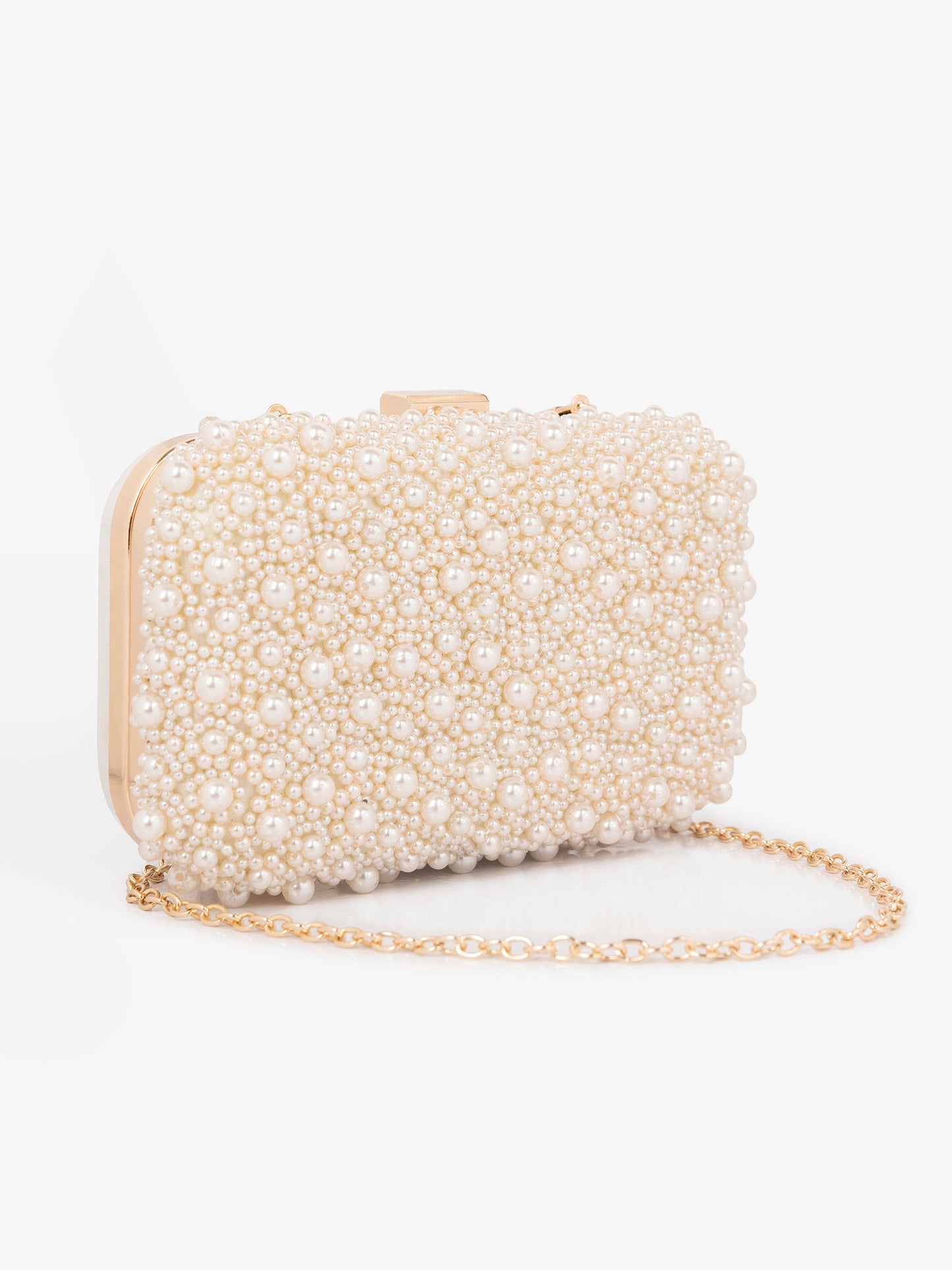 Pearl Beaded Clutch