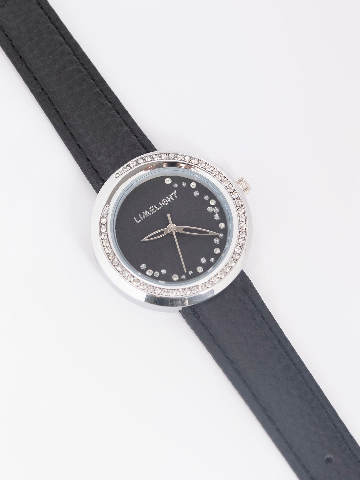 Crystal-Studded Watch