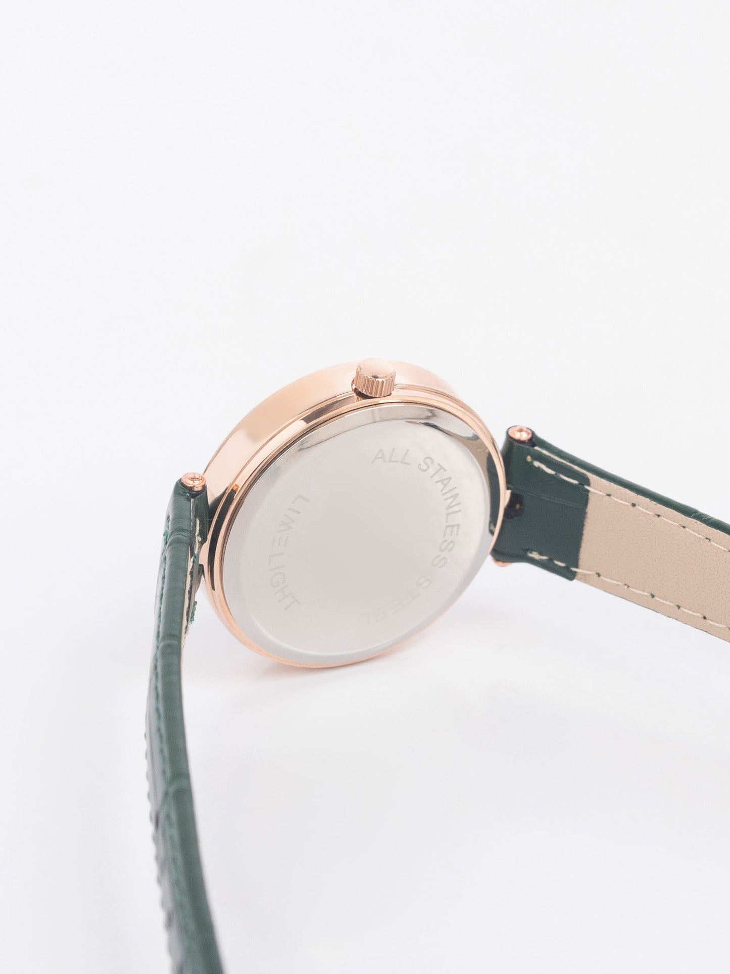 Rhinestone Embellished Watch